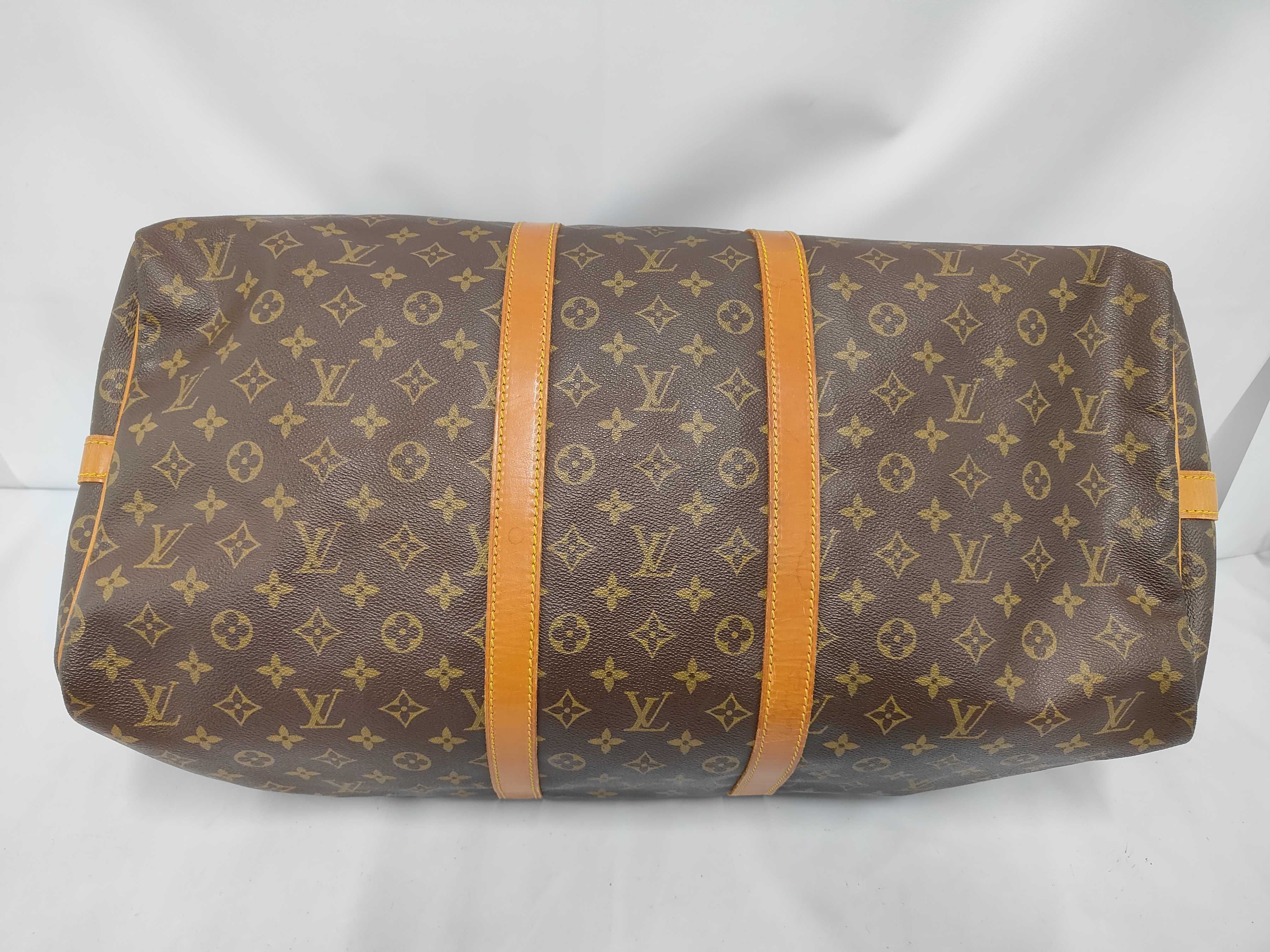 Keepall 55 Bandoulière Monogram Shoulder Bag — view 3