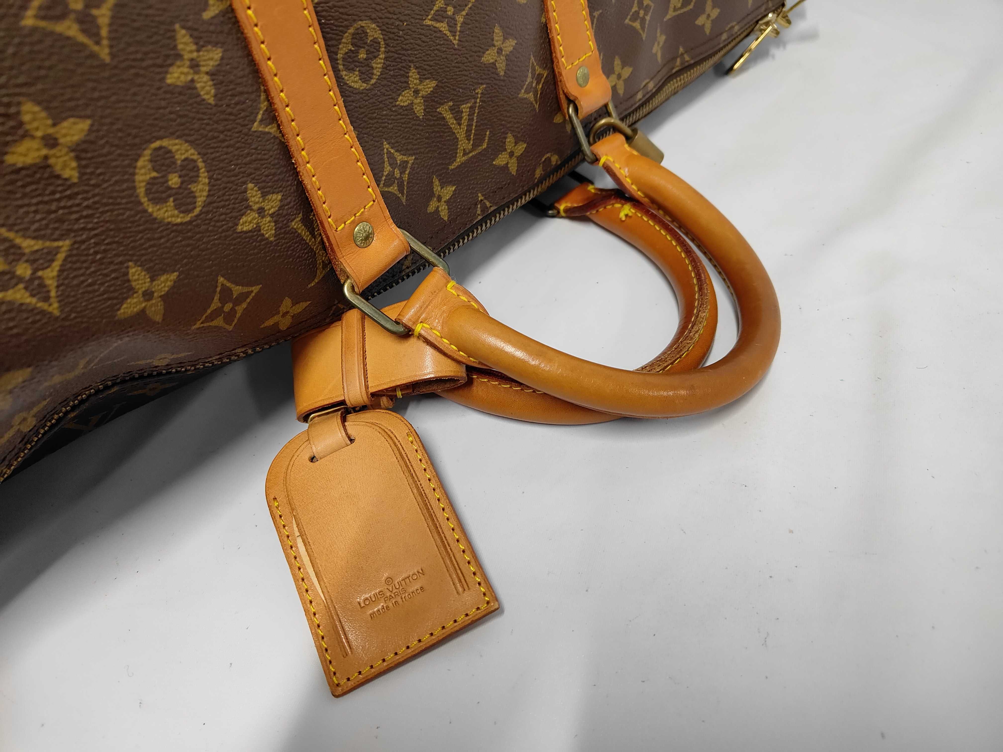 Keepall 55 Bandoulière Monogram Shoulder Bag — view 5