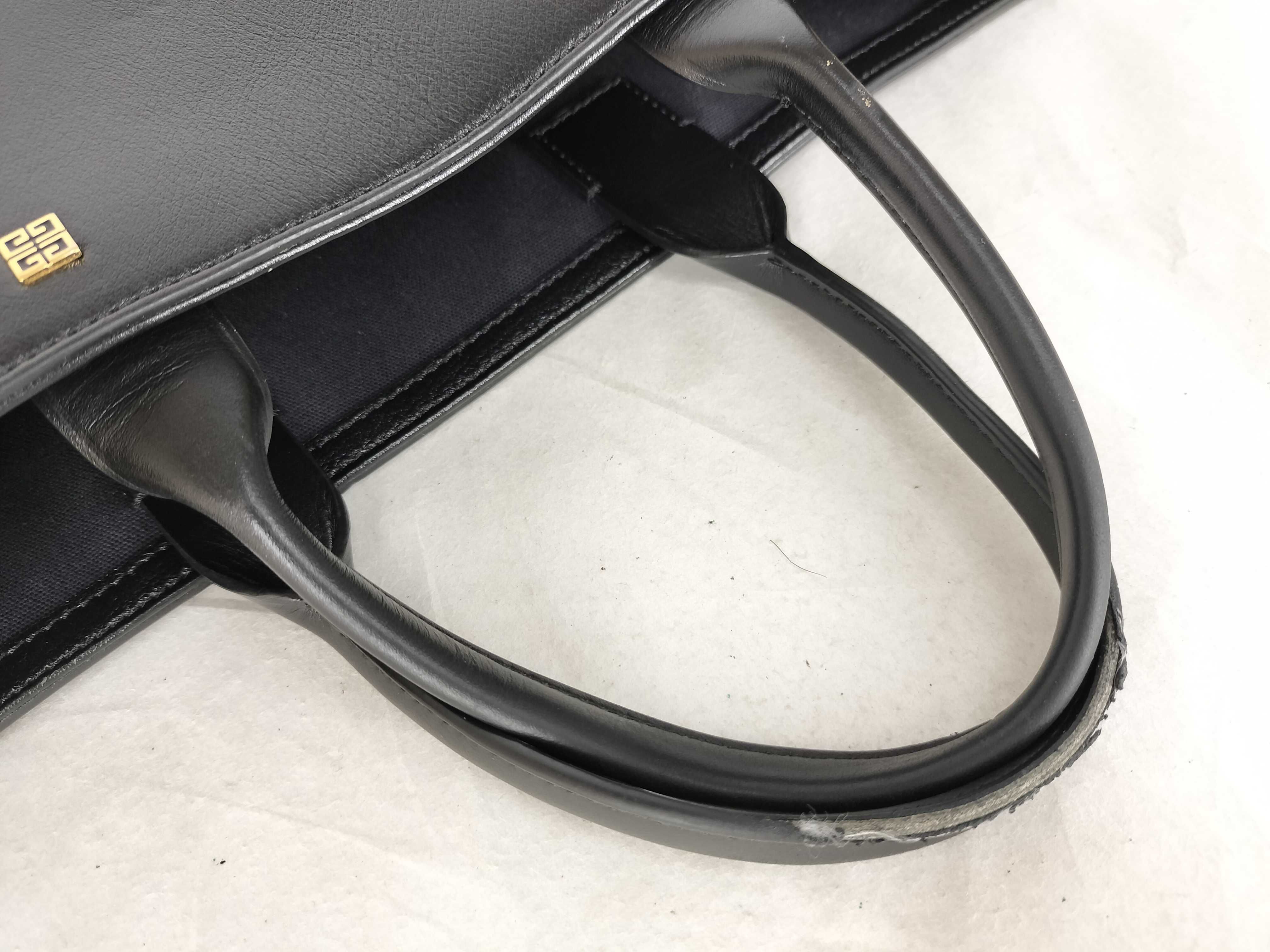G Tote Medium Leather 2-Way Tote Bag, Black, Strap Not Included — view 3
