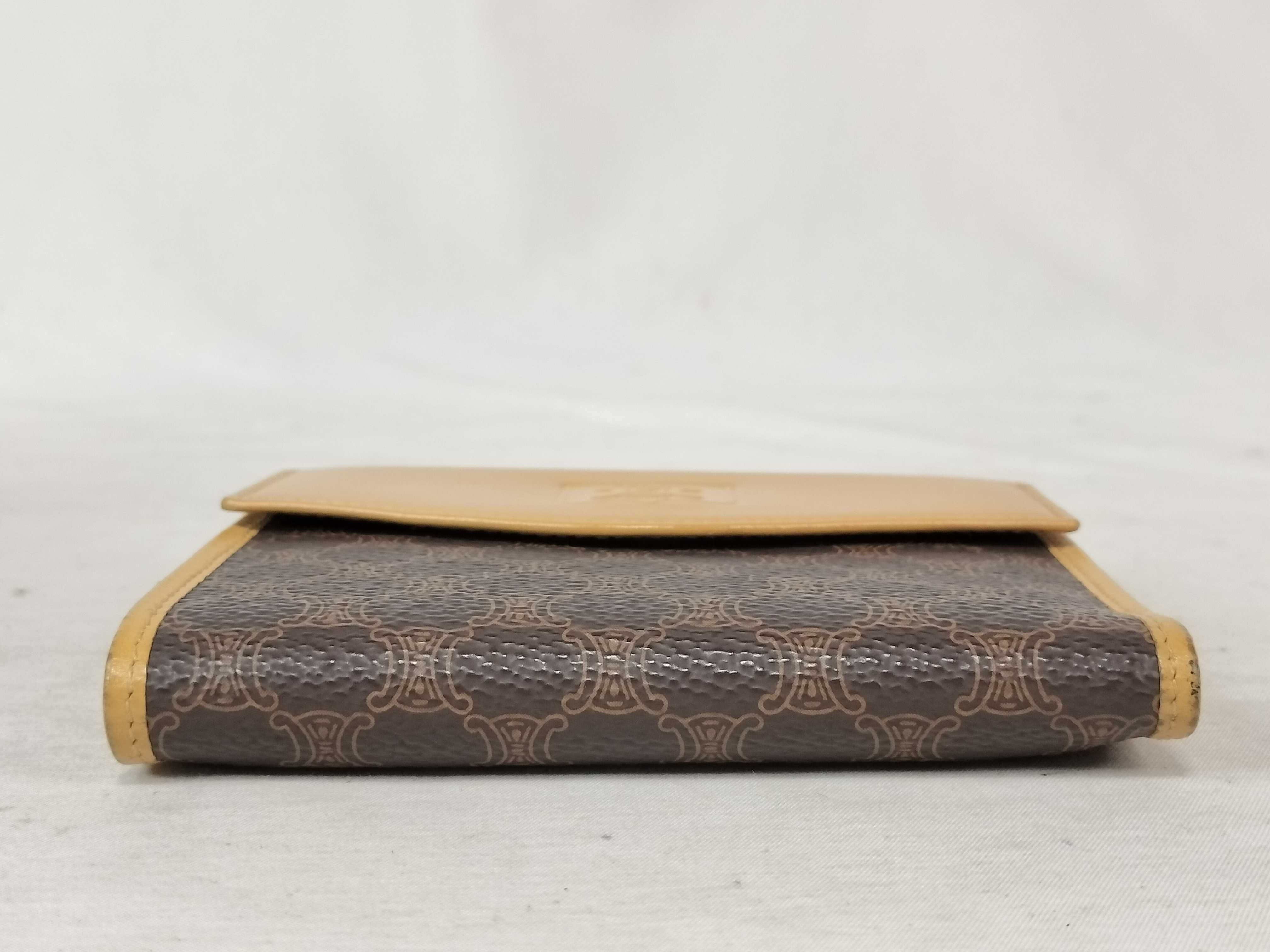Macadam pattern double snap trifold wallet — view 3