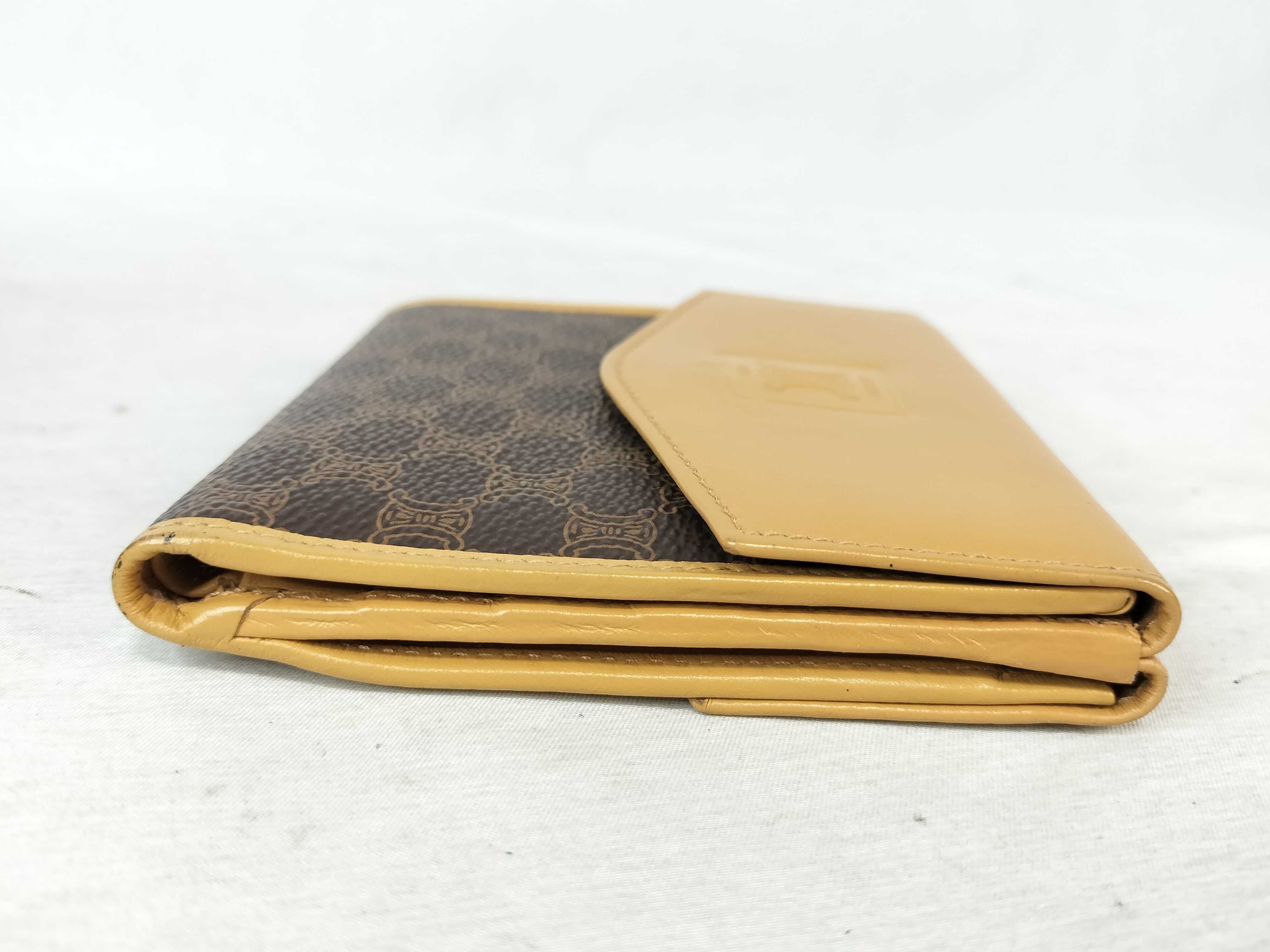 Macadam pattern double snap trifold wallet — view 5