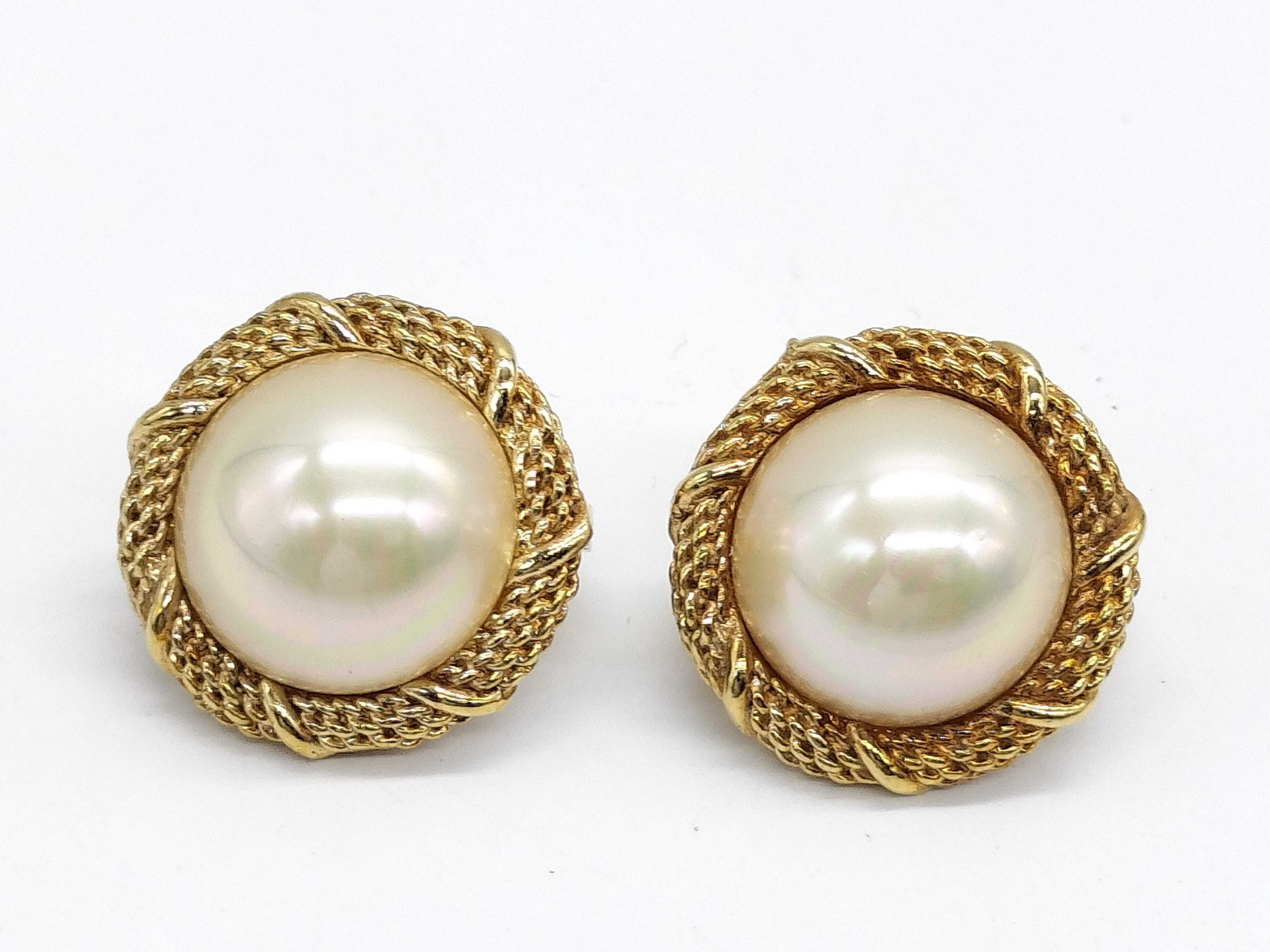 Faux Pearl Earrings