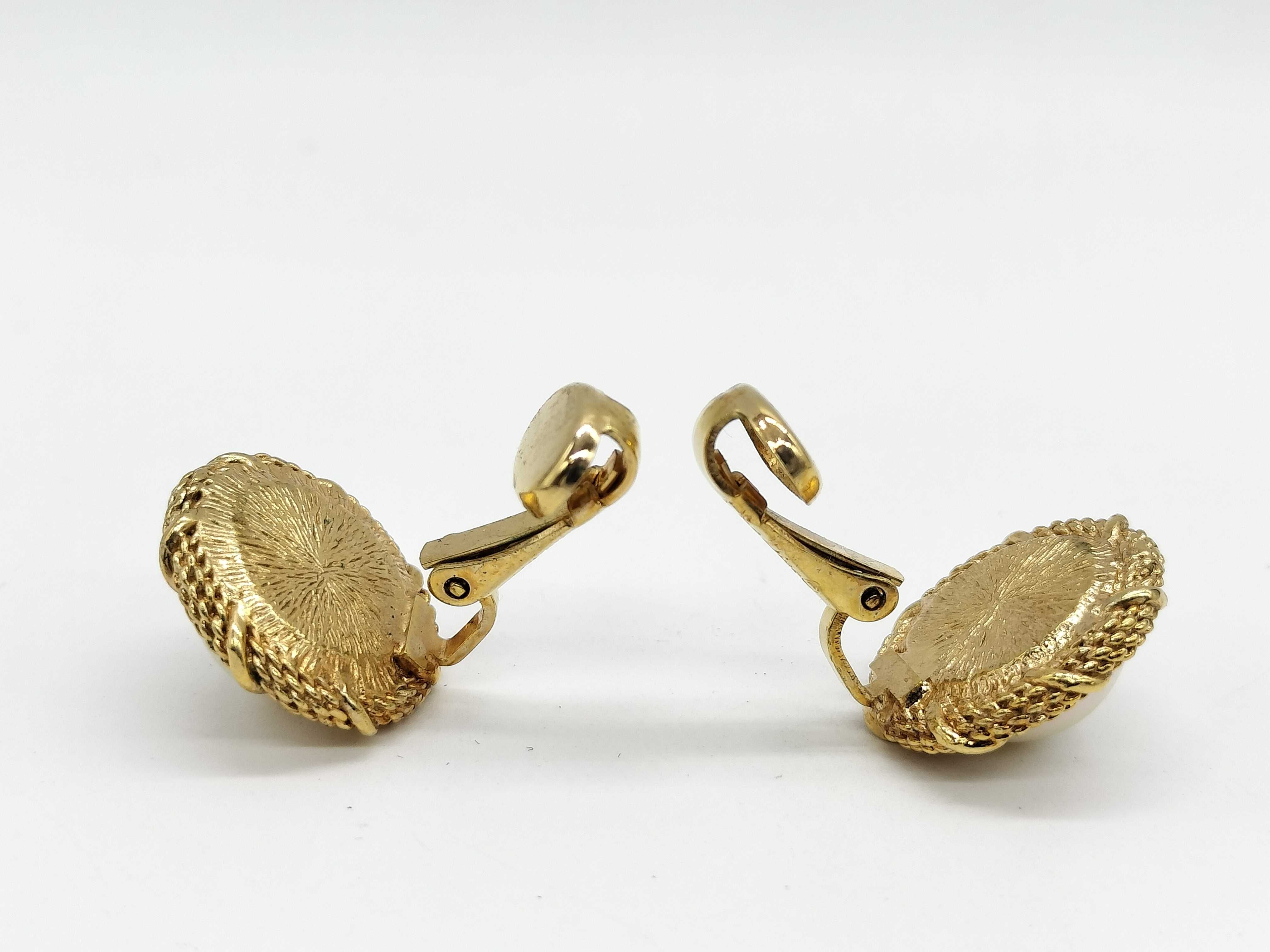 Faux Pearl Earrings — view 4