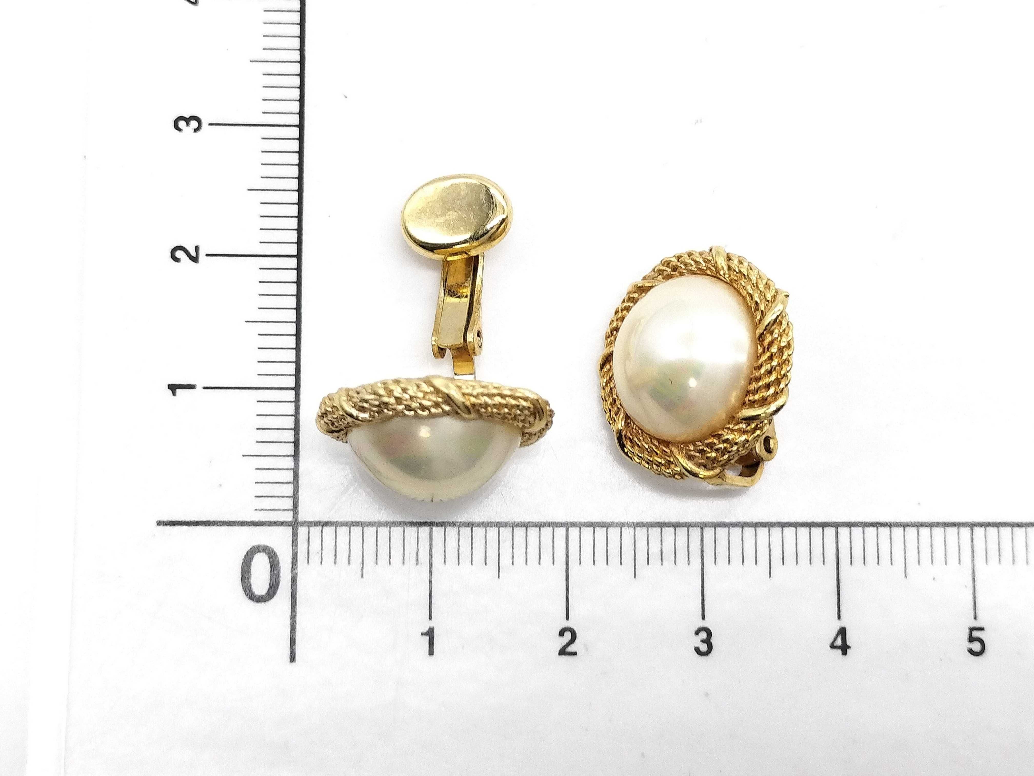 Faux Pearl Earrings — view 5