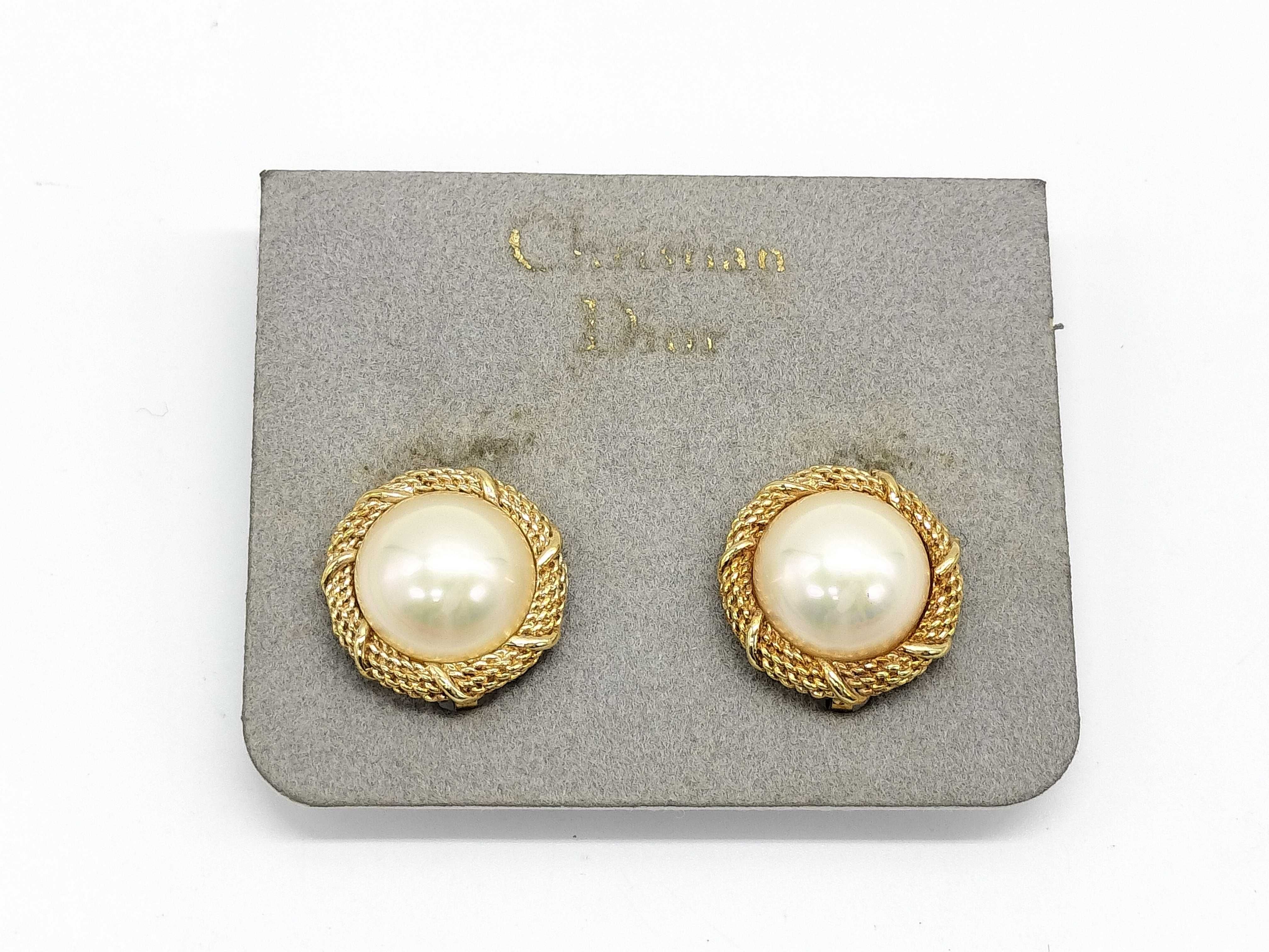 Faux Pearl Earrings — view 6