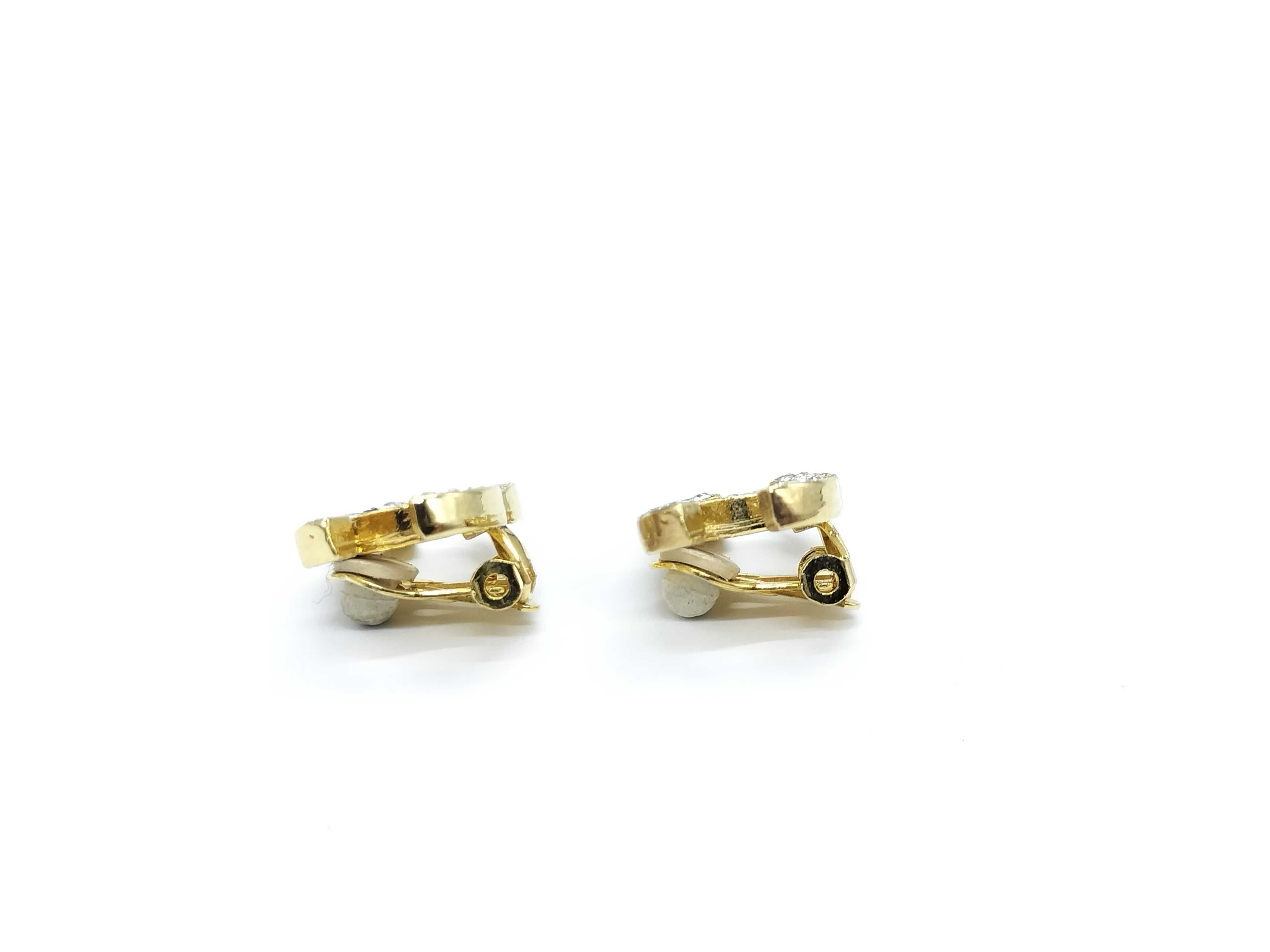 Coco Mark Rhinestone Earrings — view 2