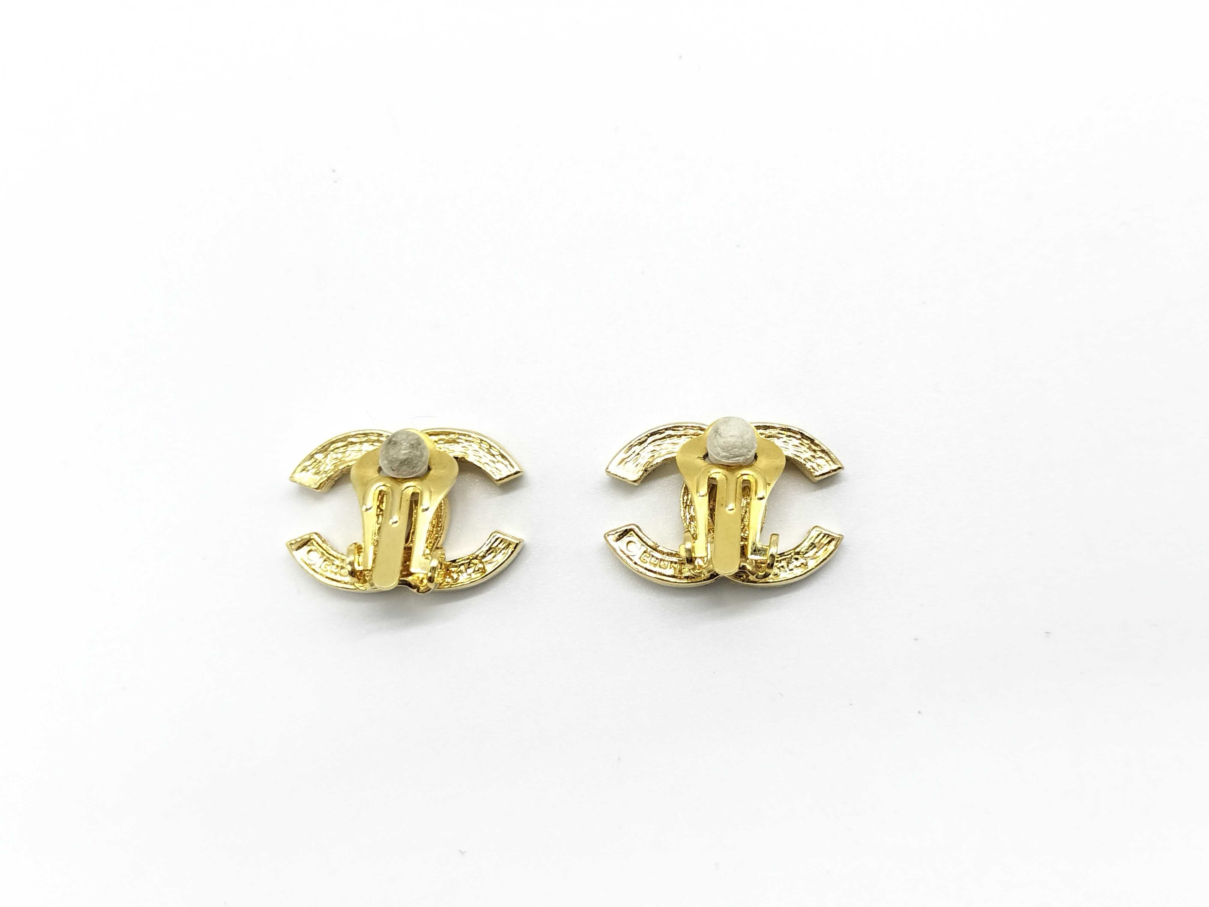 Coco Mark Rhinestone Earrings — view 3