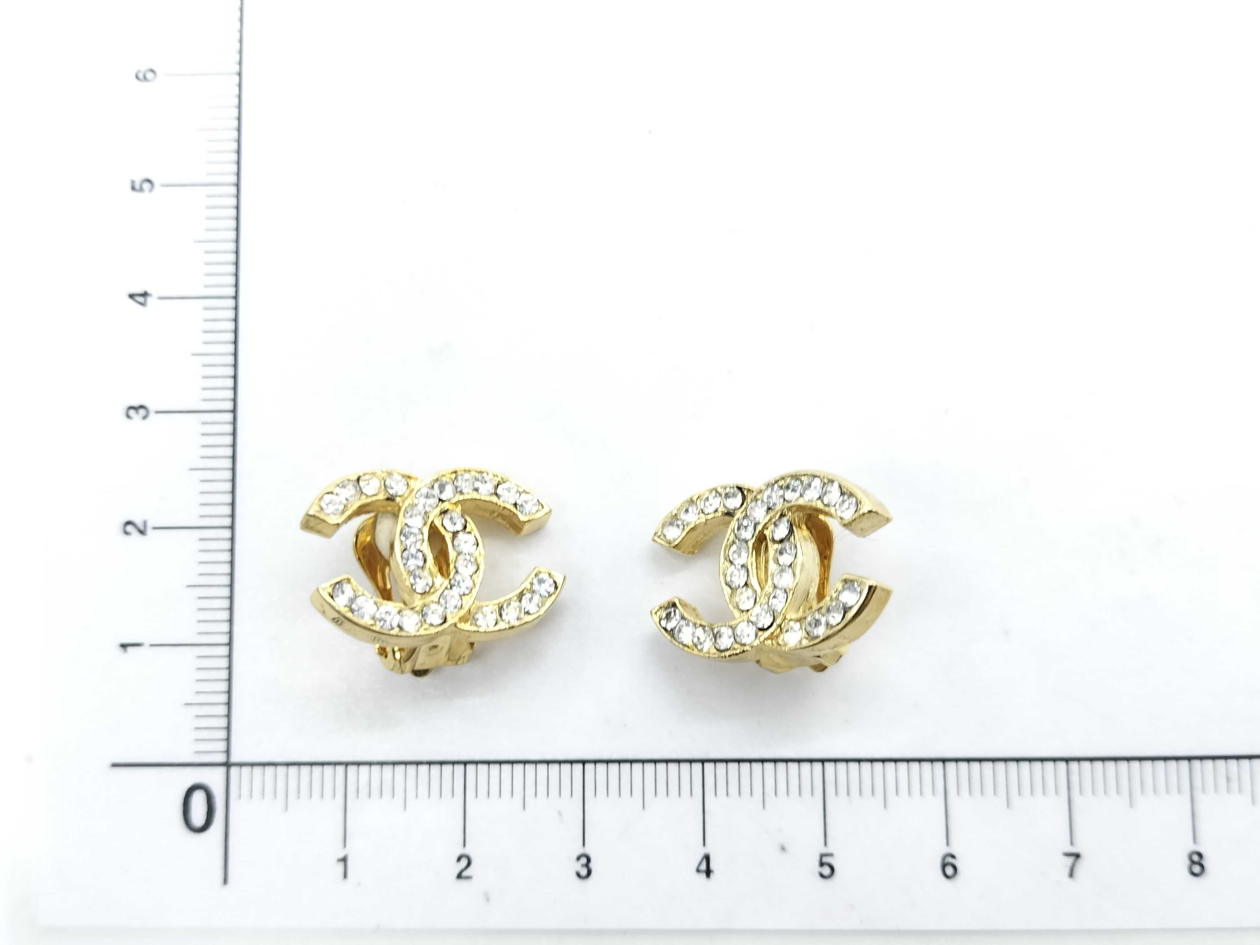 Coco Mark Rhinestone Earrings — view 6