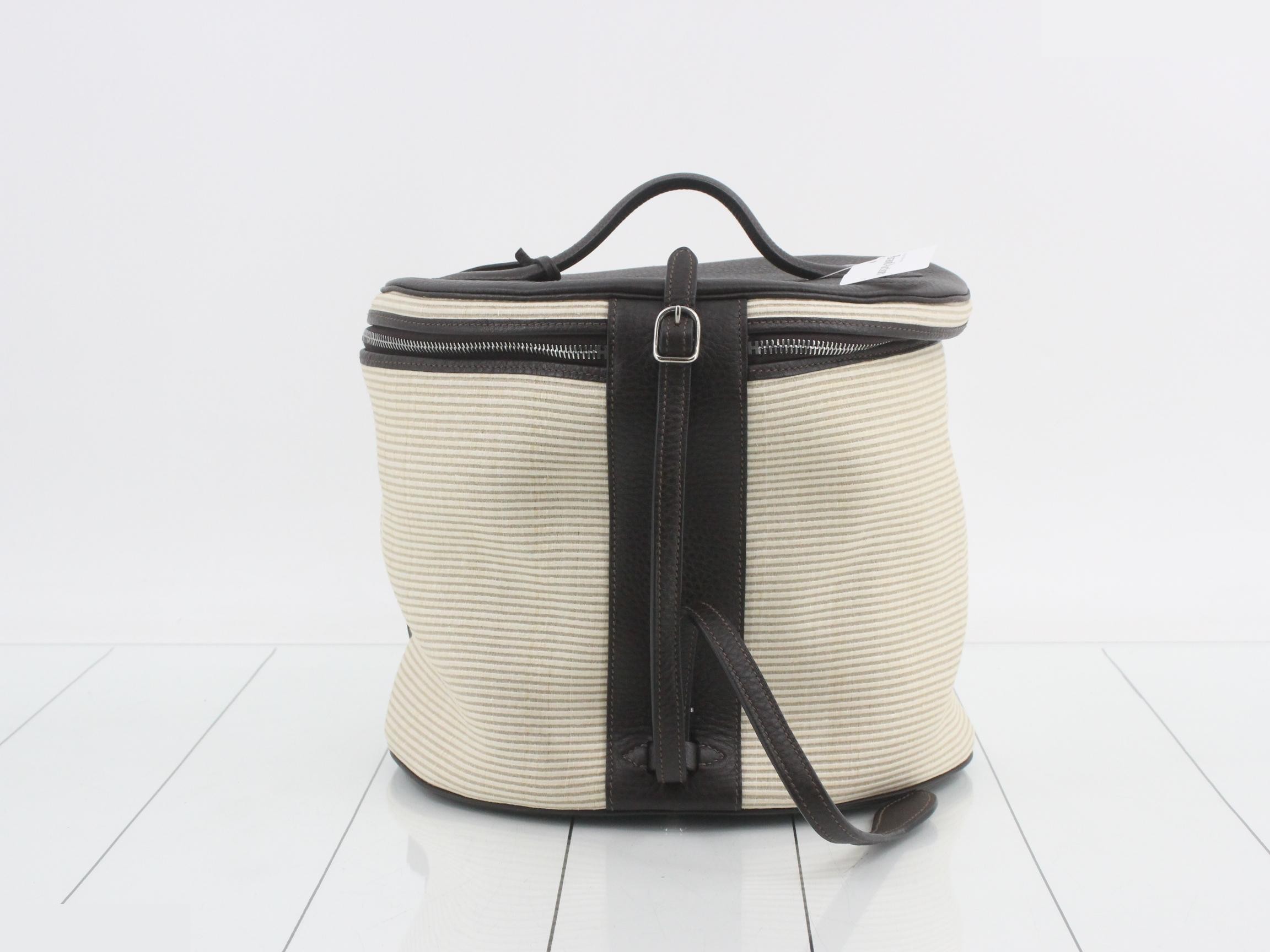 Intercity Taurillon Clemence Crinoline Beige E Stamp — view 2