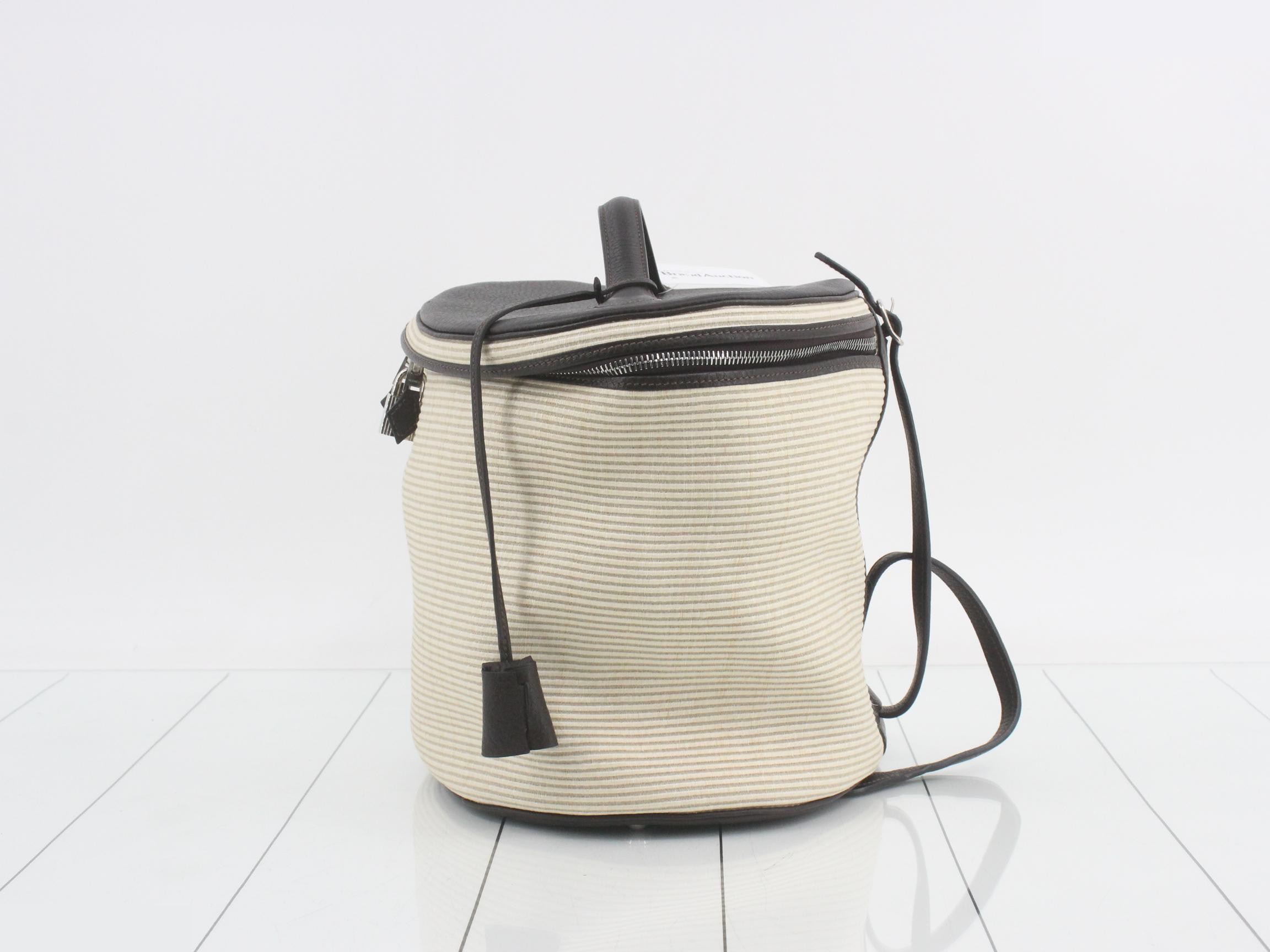 Intercity Taurillon Clemence Crinoline Beige E Stamp — view 3