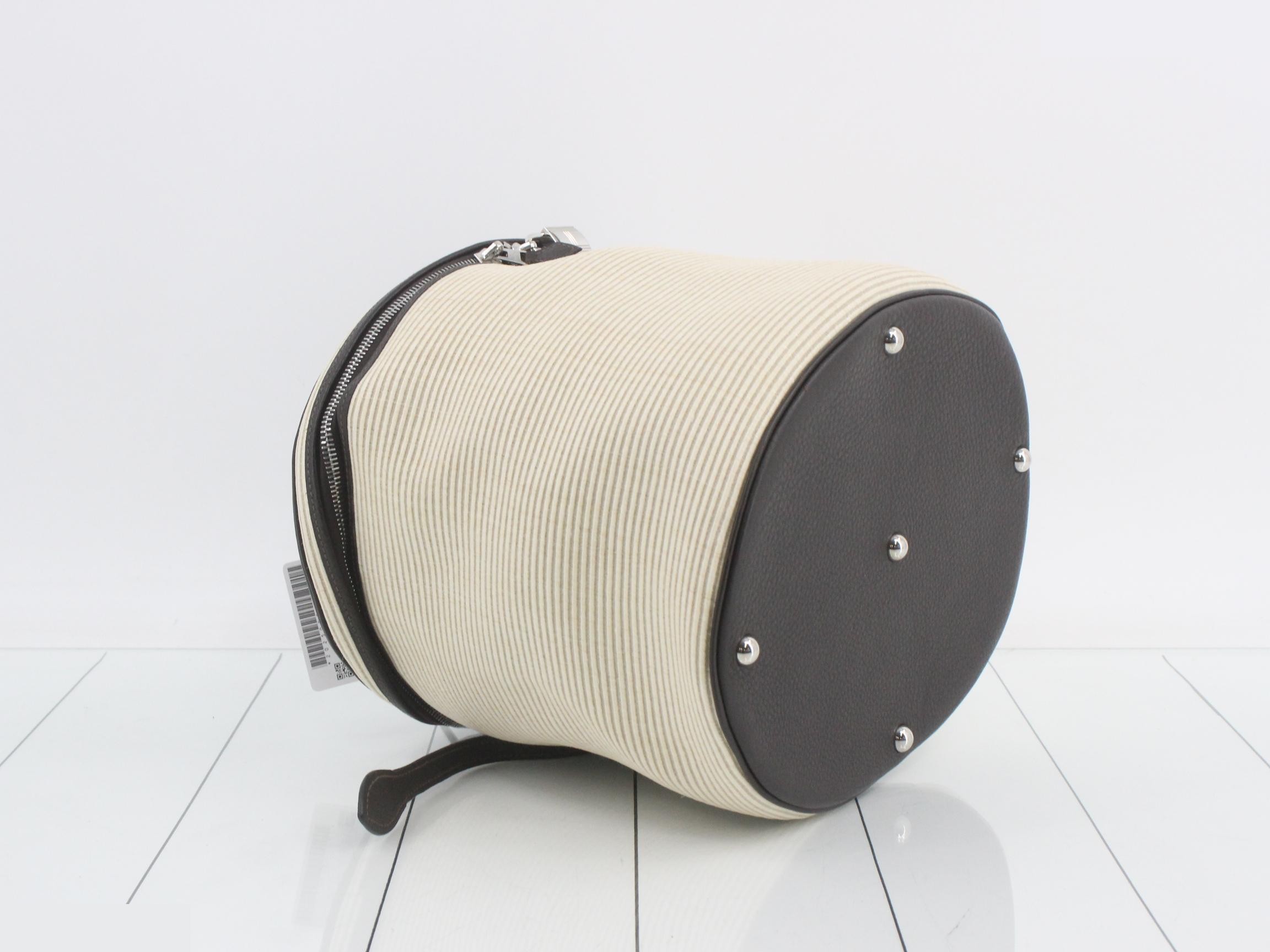 Intercity Taurillon Clemence Crinoline Beige E Stamp — view 5