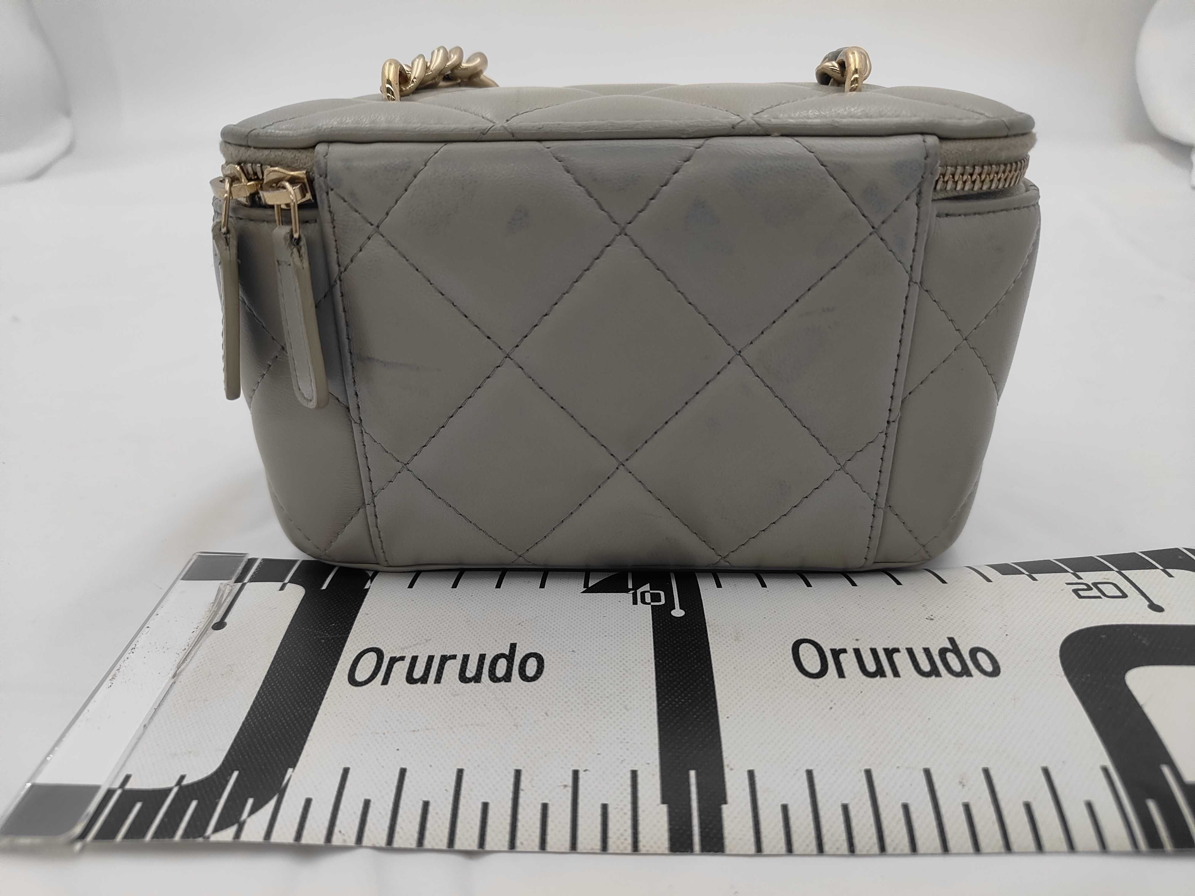 Mini Vanity Shoulder Bag (Gray) — view 2