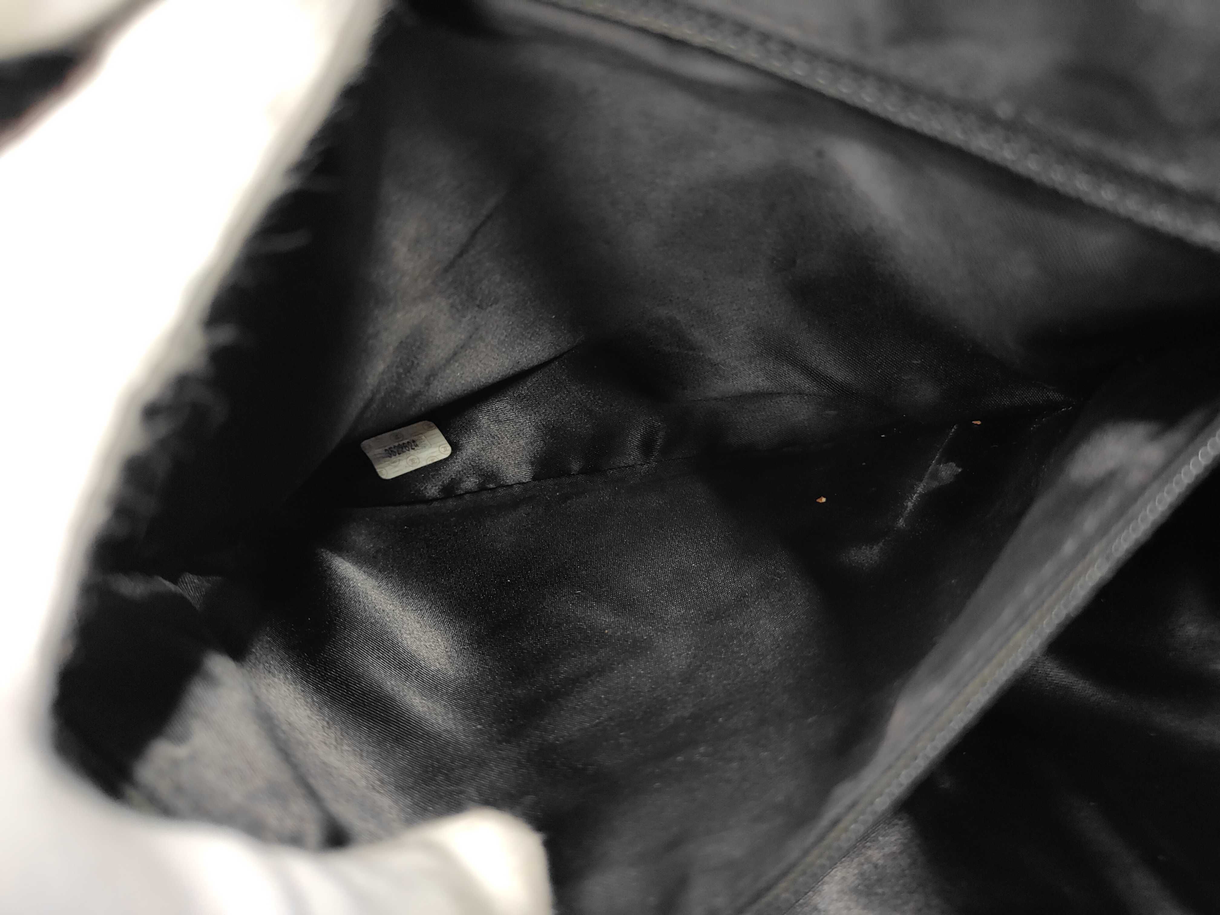 Matelassé Backpack, Black Lambskin, Brown Rucksack — view 10