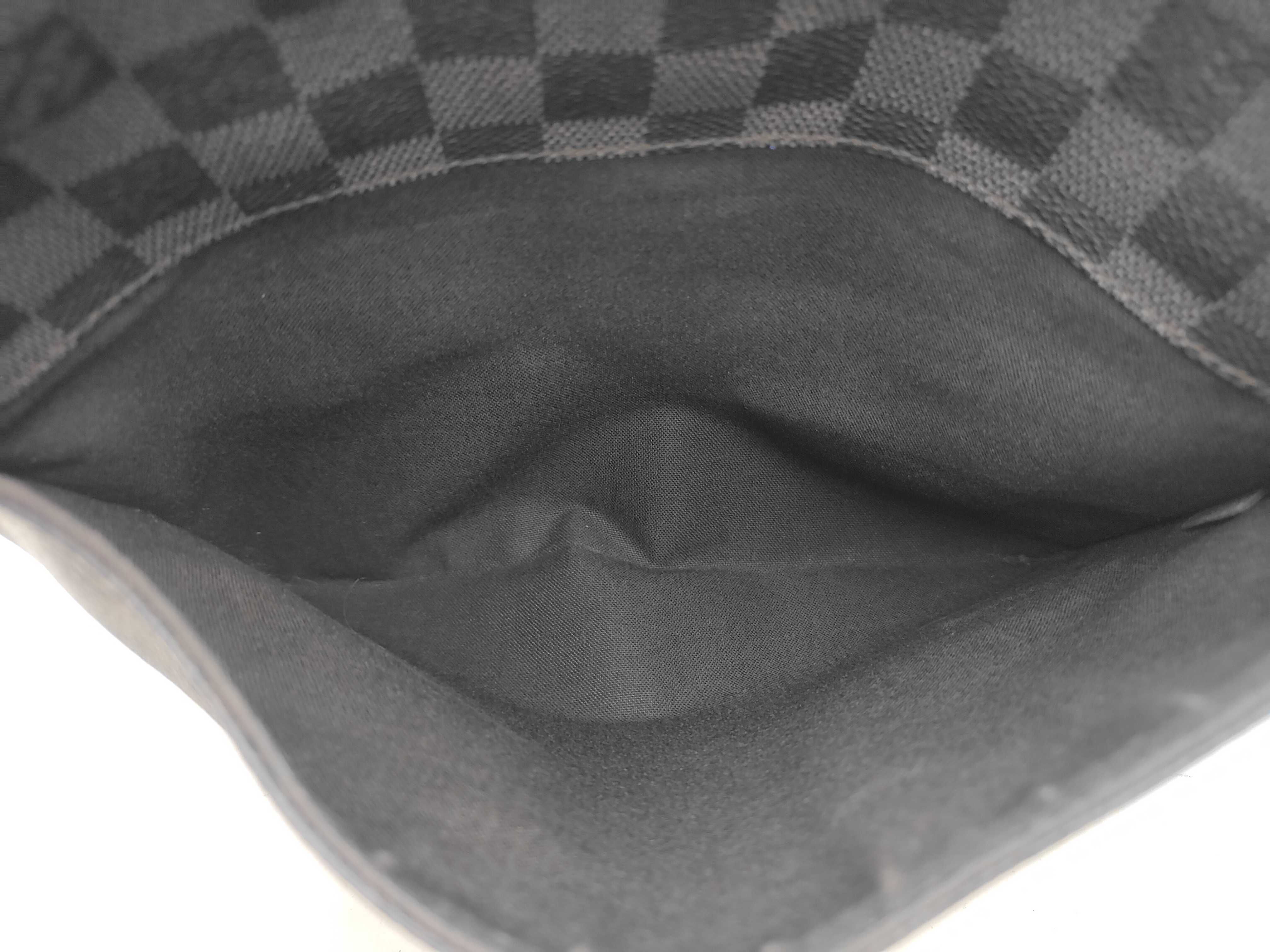 Damier Graphite District MM Damier Graphite Shoulder Messenger Bag — view 9