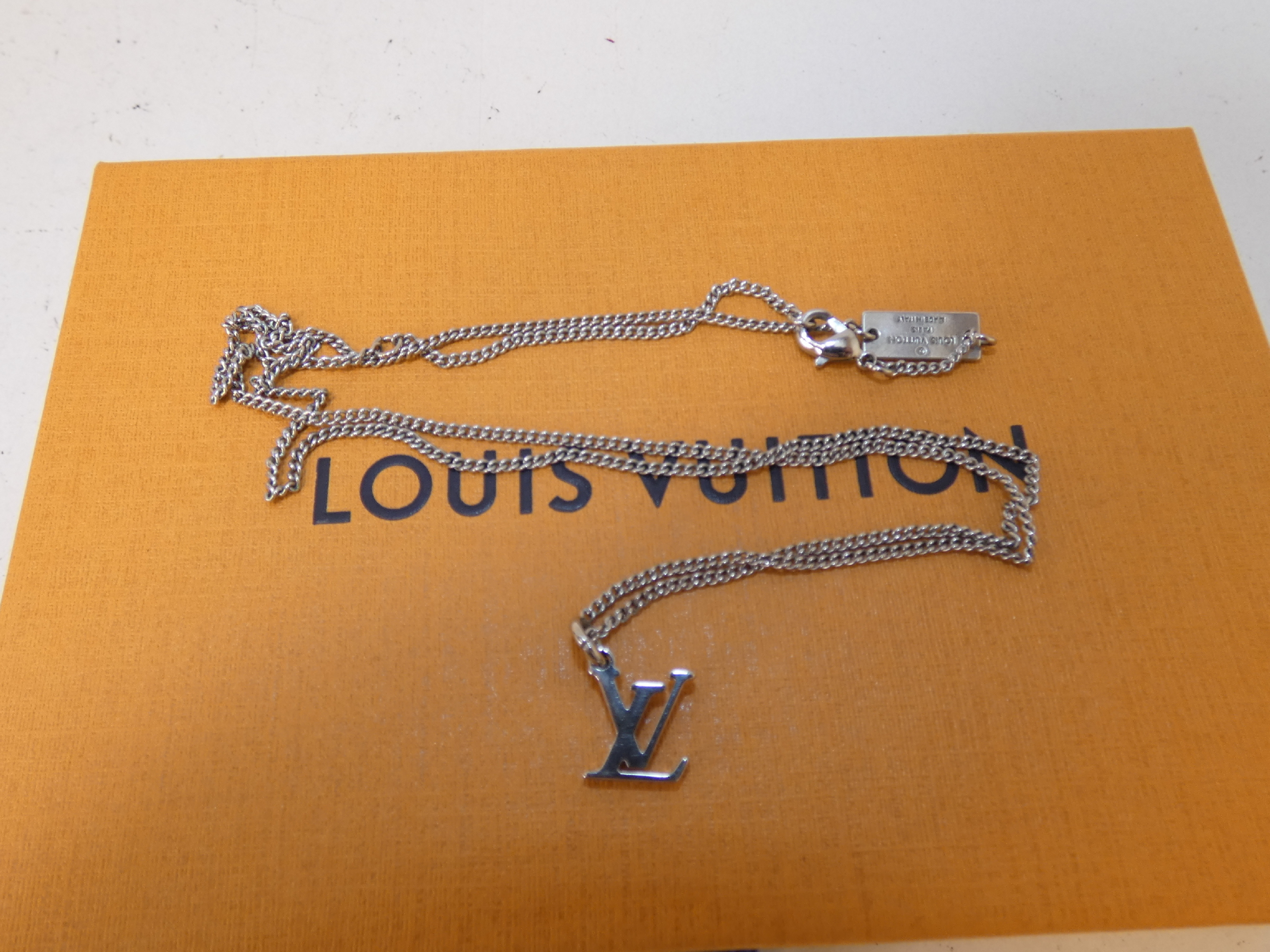 Logo Silver-Colored Necklace — view 2