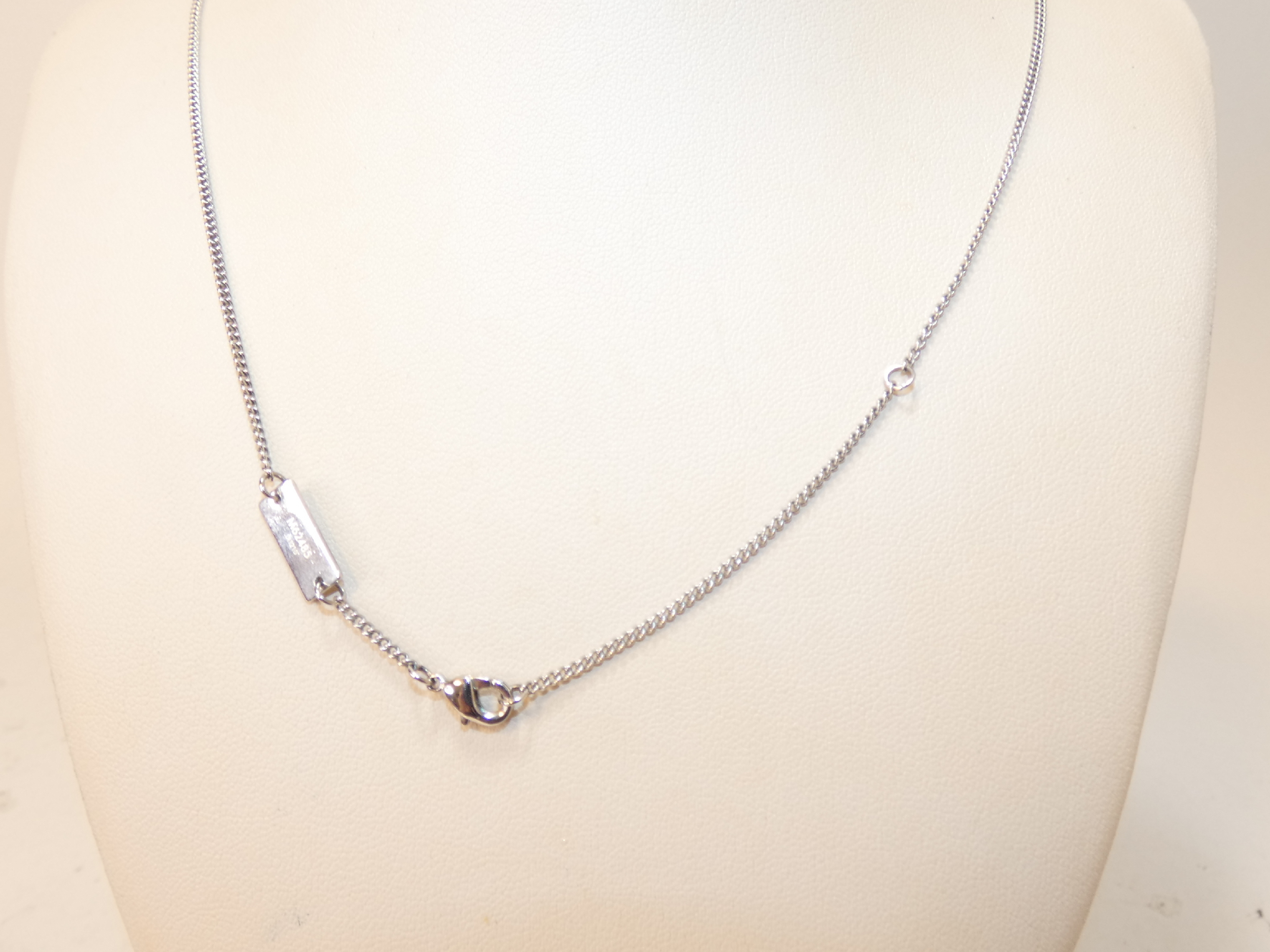 Logo Silver-Colored Necklace — view 3