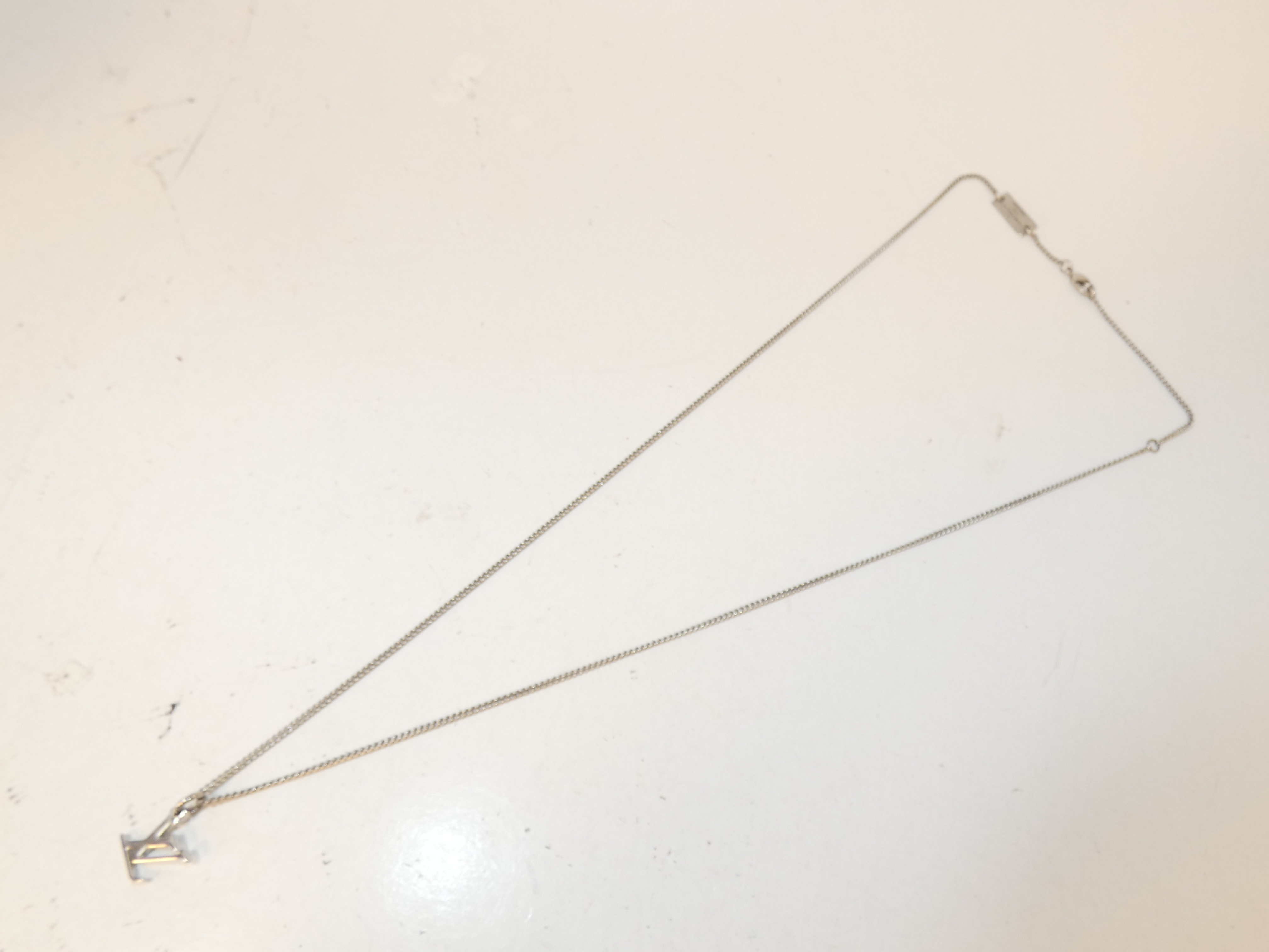 Logo Silver-Colored Necklace — view 5