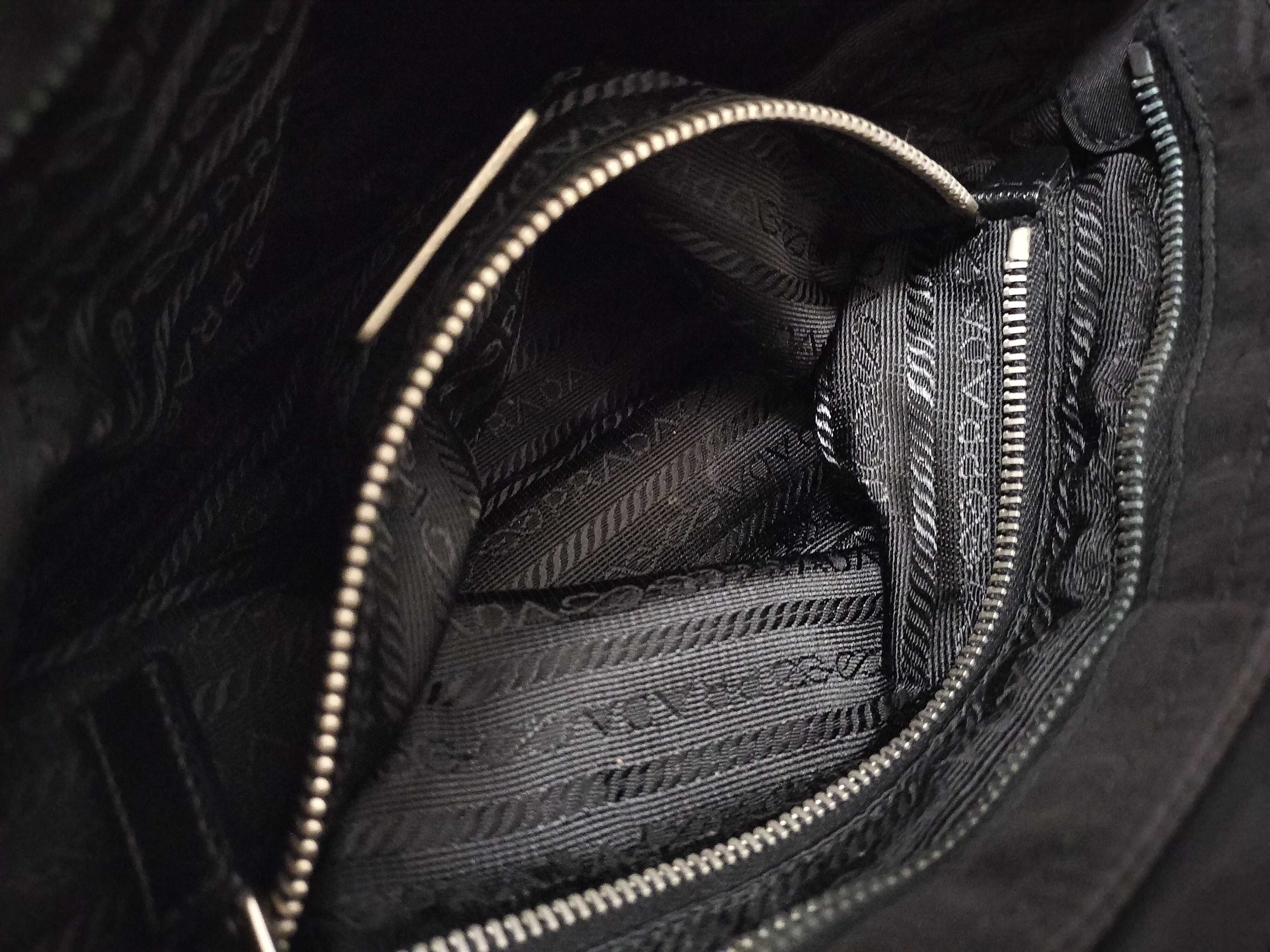 Nylon Prada Nylon Saffiano Shoulder Bag Black Shoulder Bag — view 11