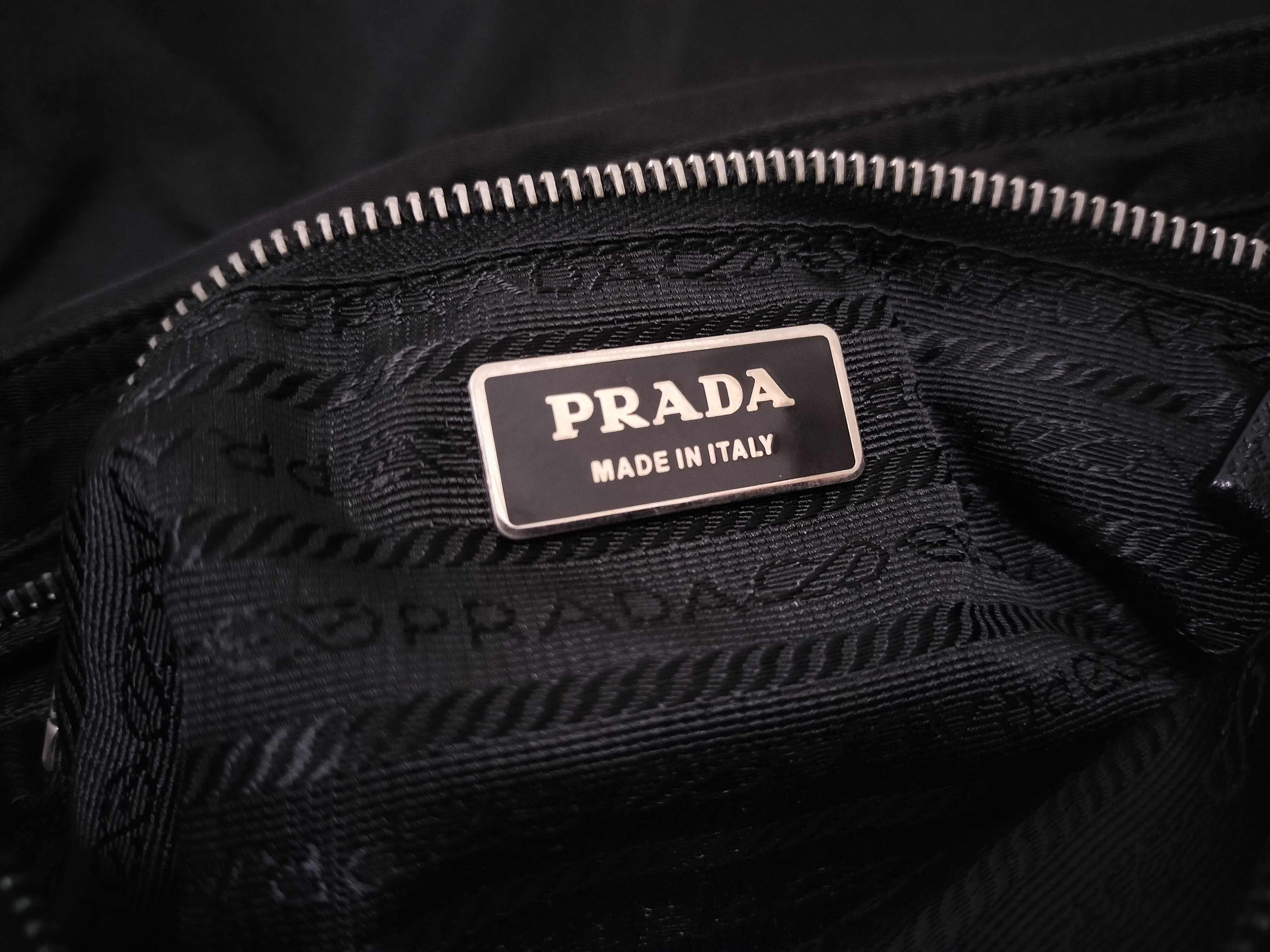 Nylon Prada Nylon Saffiano Shoulder Bag Black Shoulder Bag — view 12