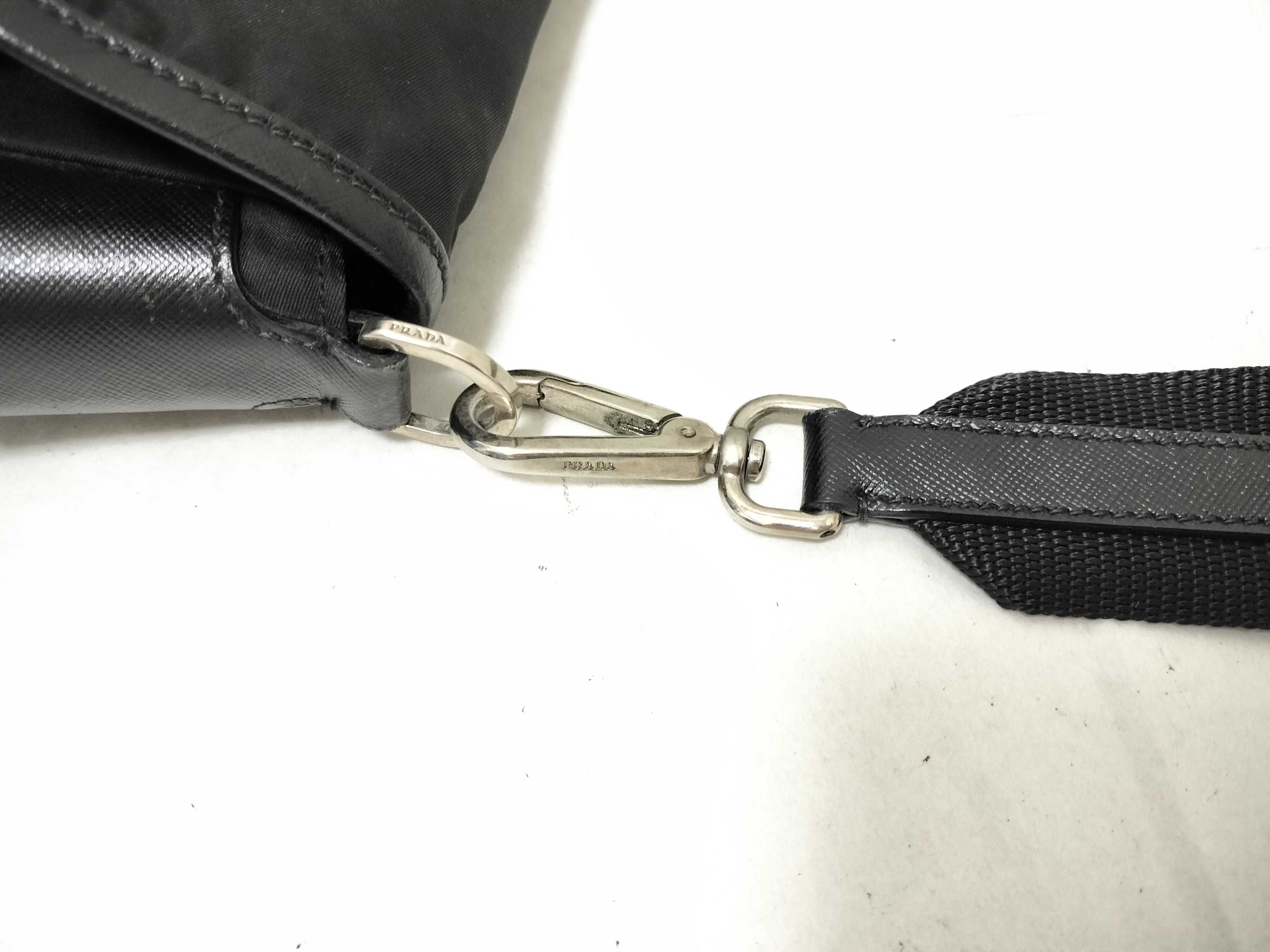 Nylon Prada Nylon Saffiano Shoulder Bag Black Shoulder Bag — view 5