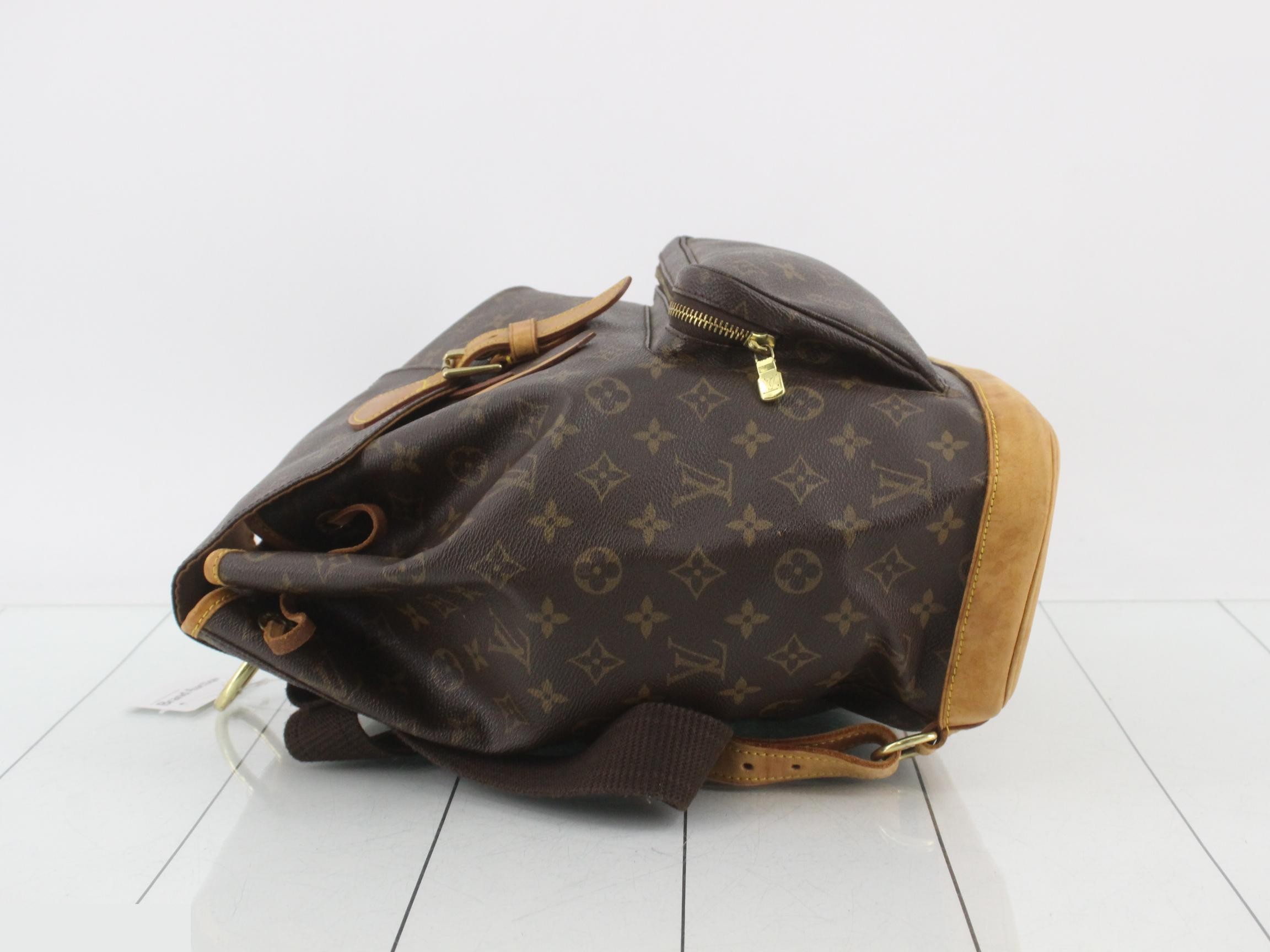 Monogram Montsouris GM Backpack — view 4