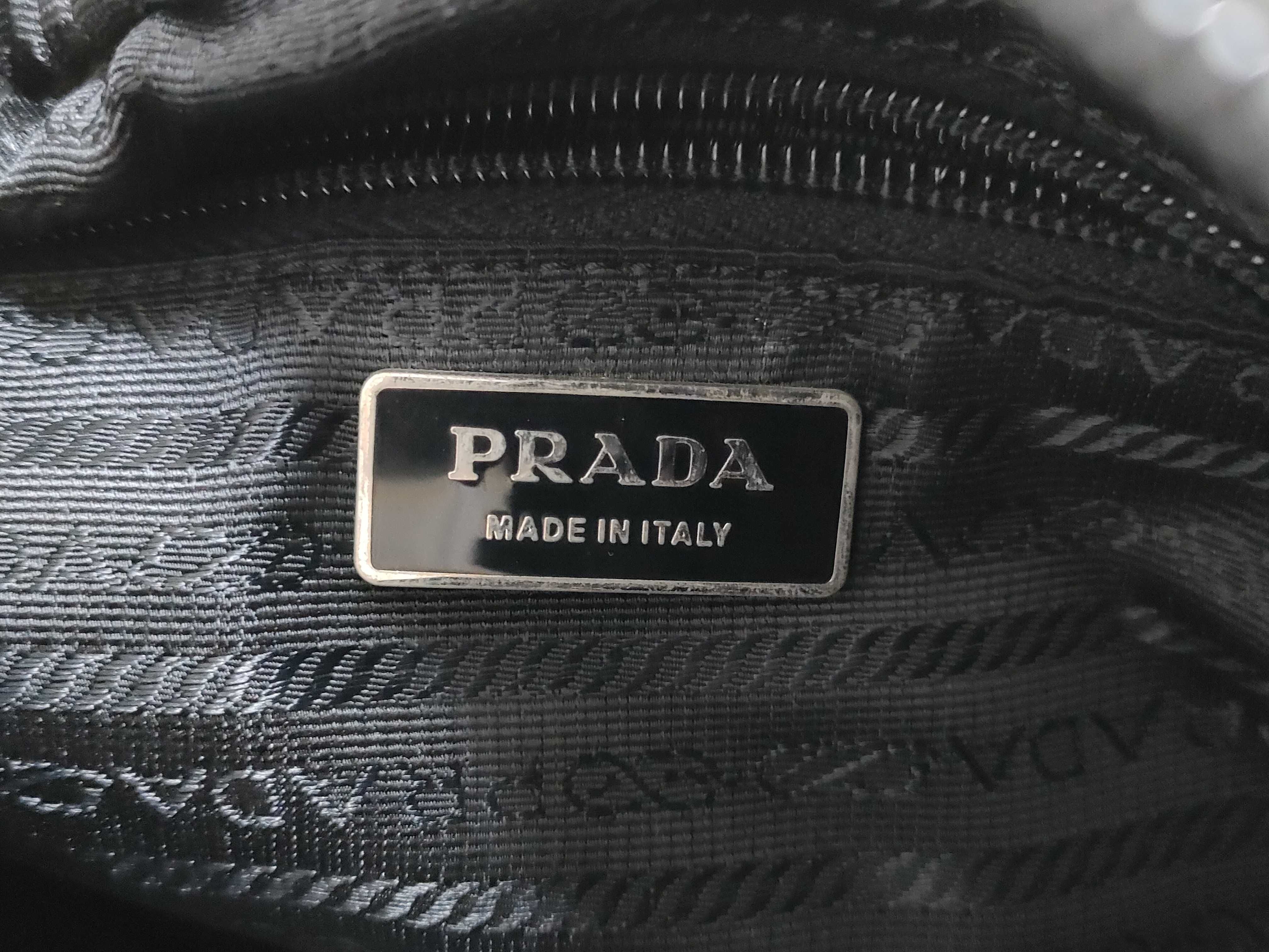 Nylon Shoulder Bag with Triangle Logo — view 12