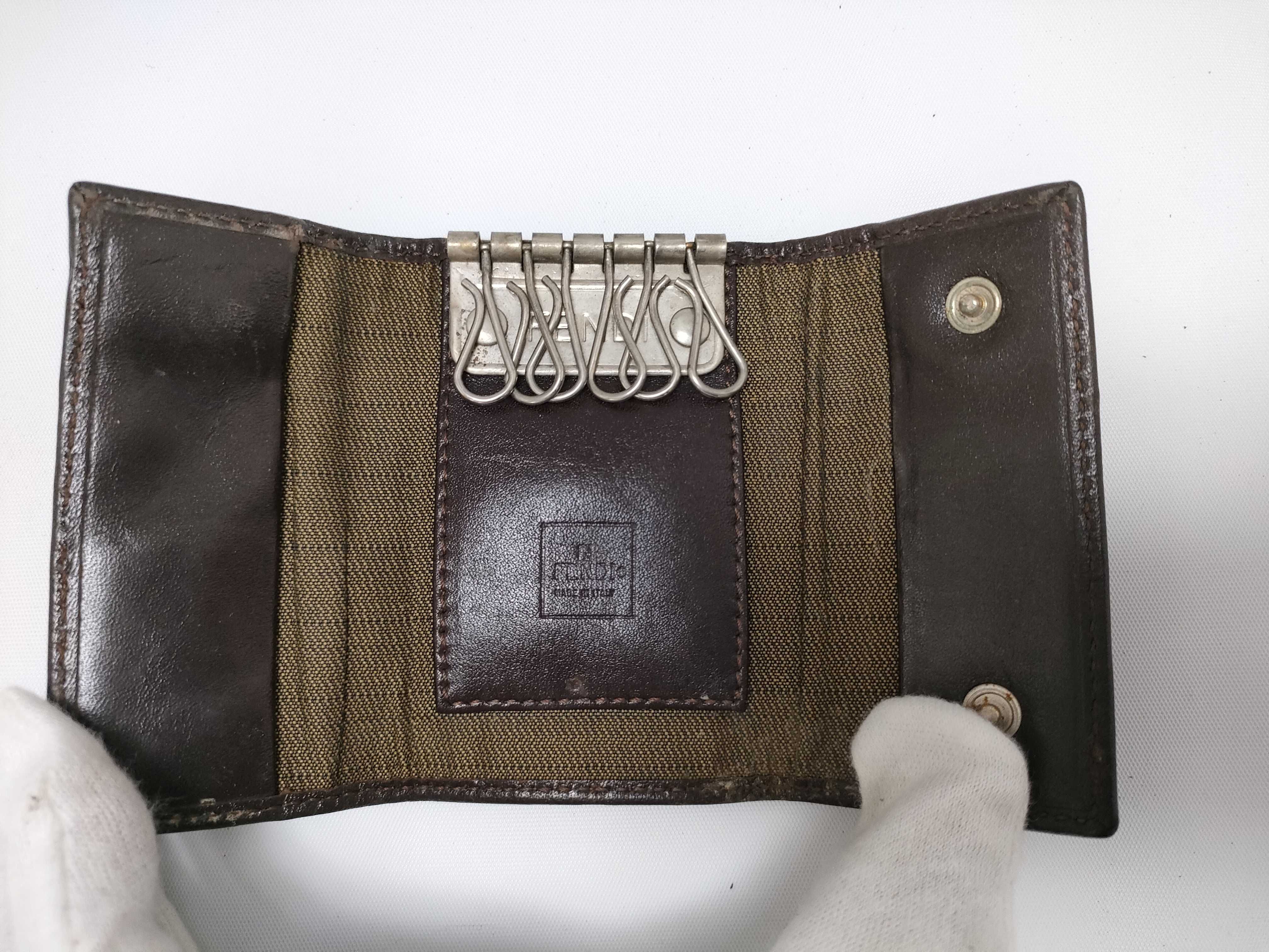 Zucca pattern Fendi key case — view 7