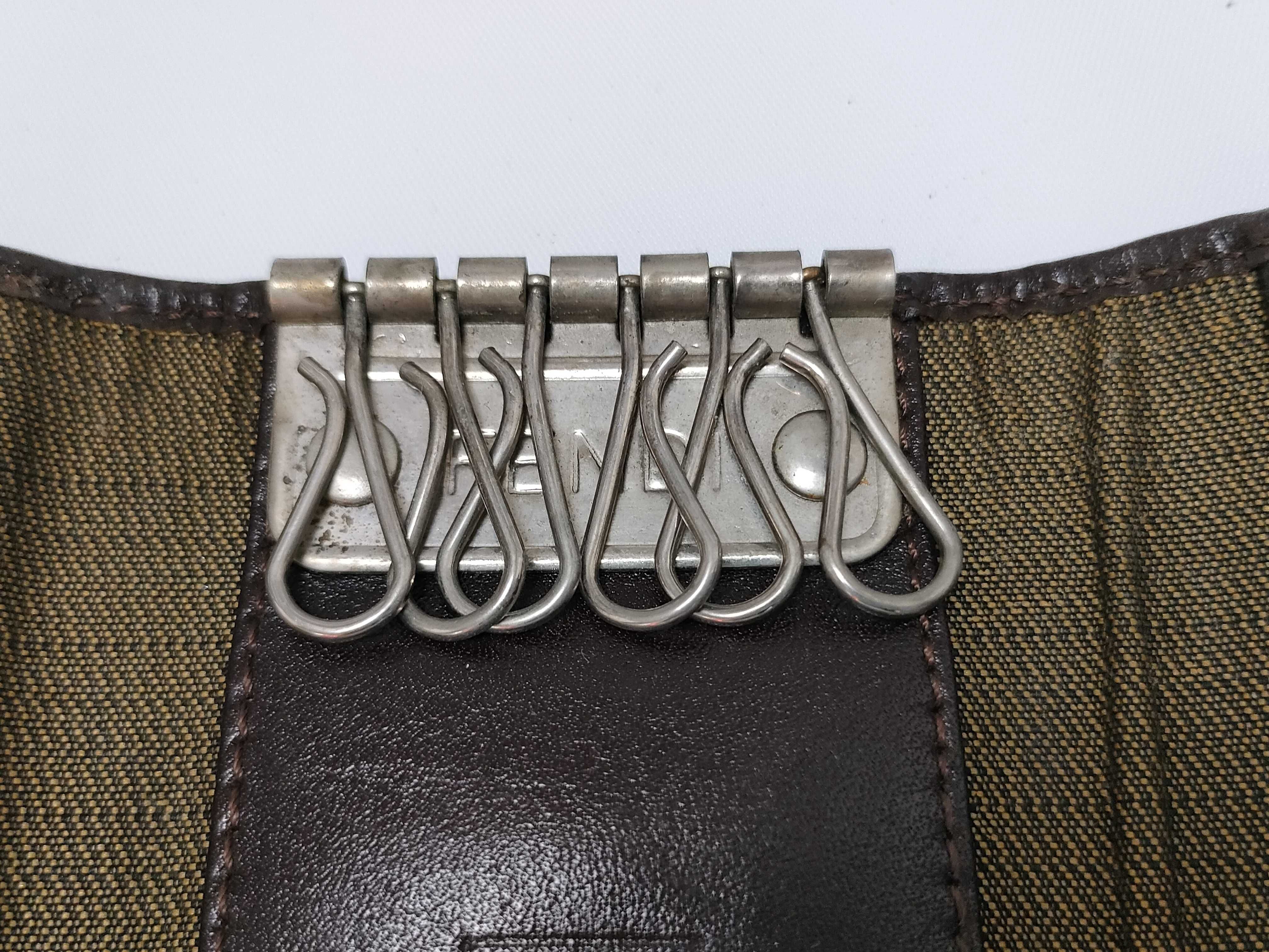 Zucca pattern Fendi key case — view 8