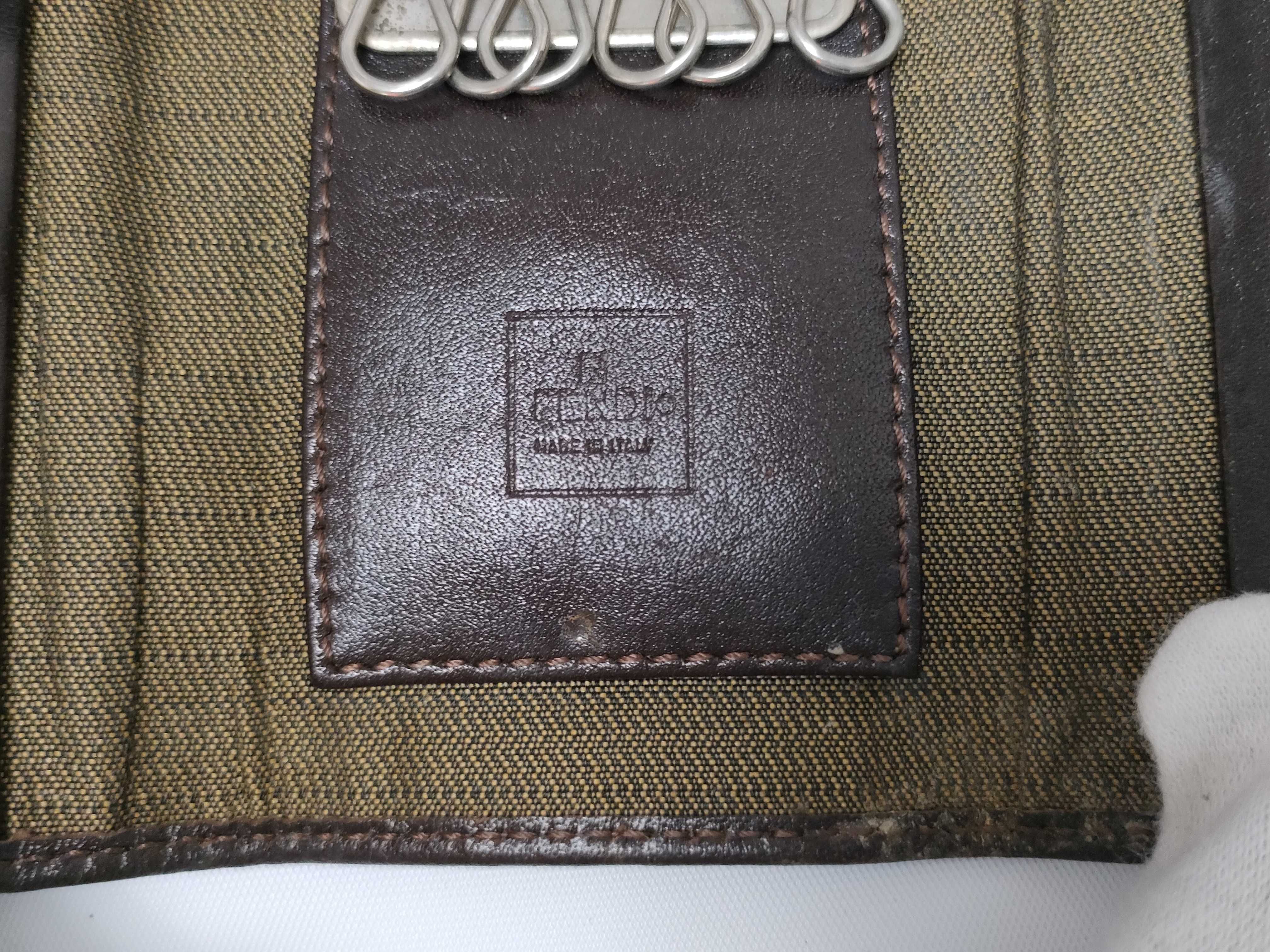 Zucca pattern Fendi key case — view 9