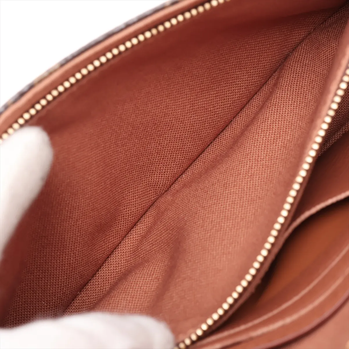 Monogram Wallet on Chain Ivy M81911 Brown (RFID detected) — view 8