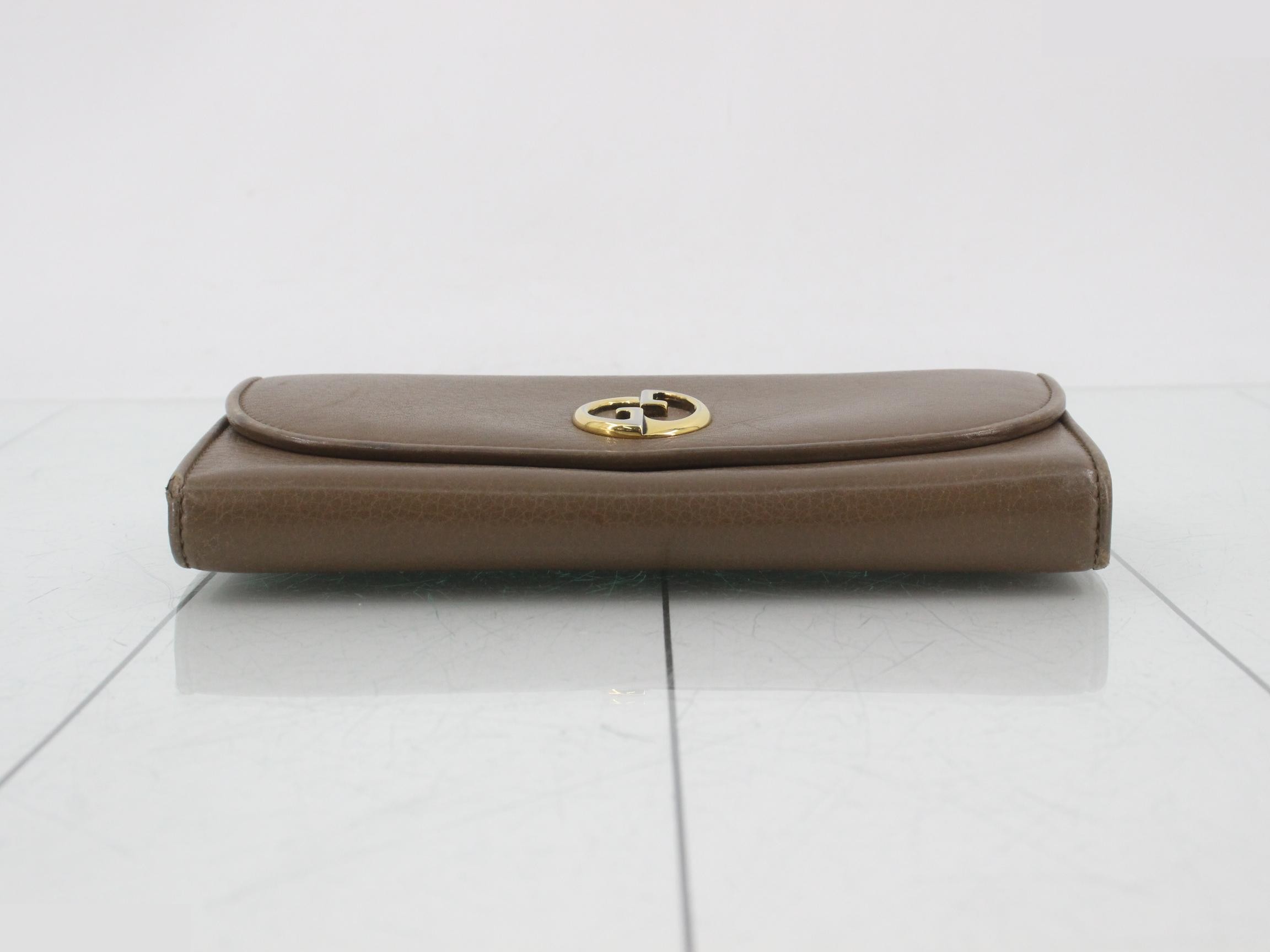 Long wallet, leather, brown — view 3