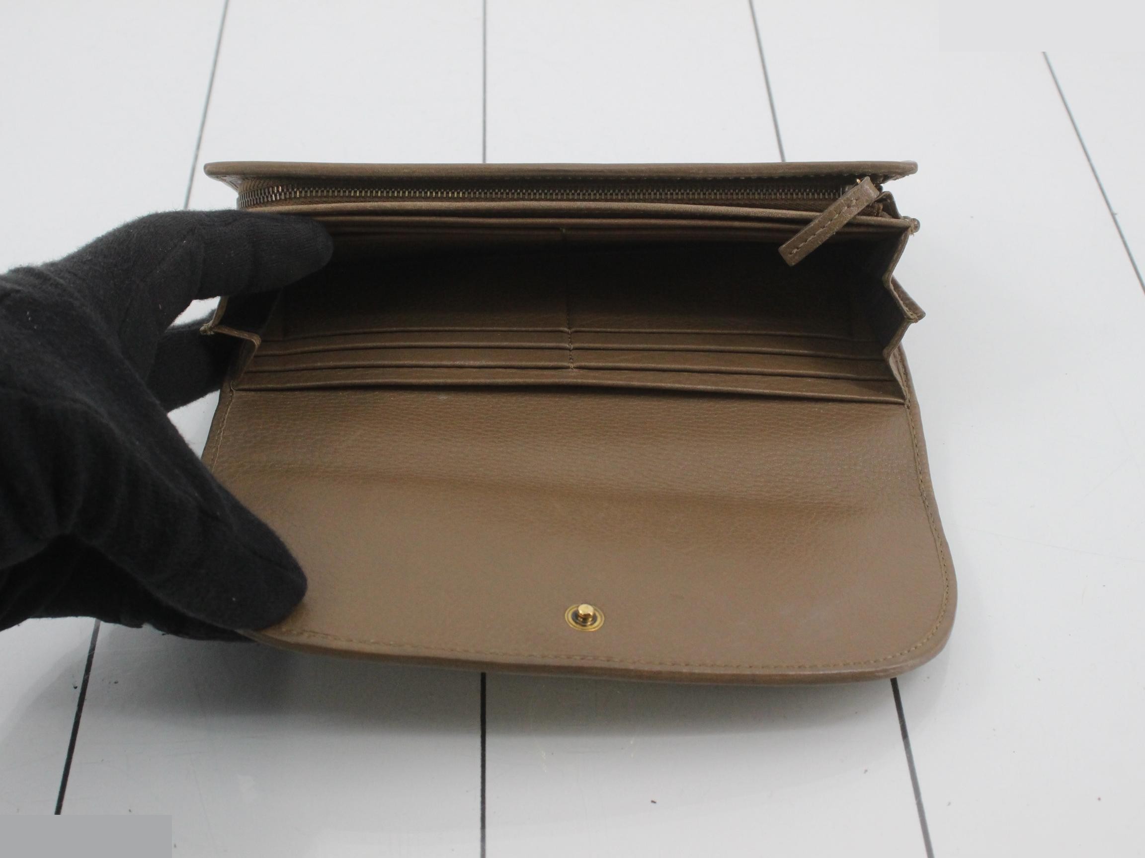 Long wallet, leather, brown — view 4