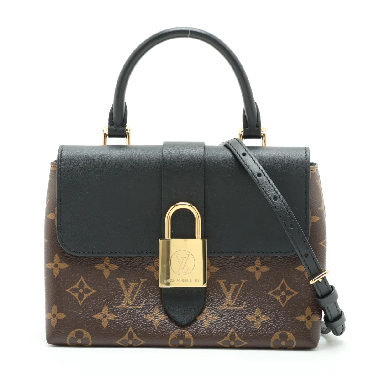 Monogram x Leather Rocky BB M44141 Brown x Black (RFID detected)