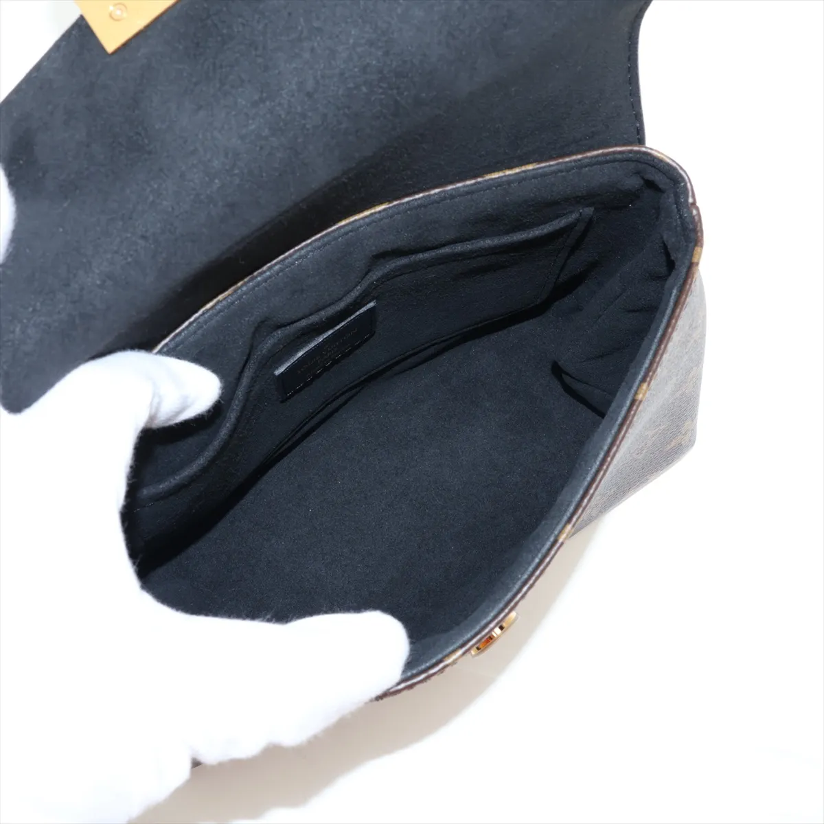 Monogram x Leather Rocky BB M44141 Brown x Black (RFID detected) — view 8