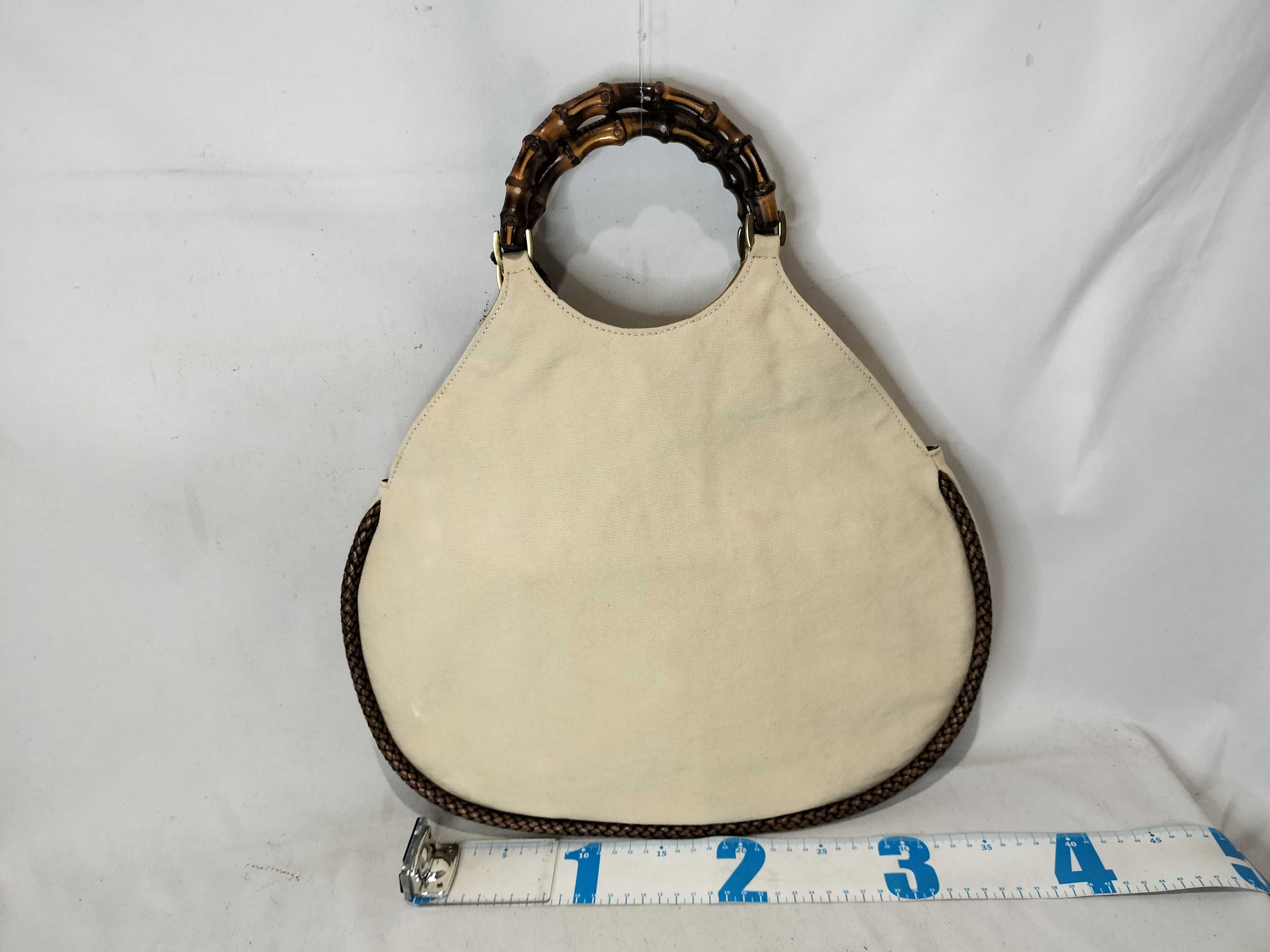 Bamboo Canvas Handbag 109129 — view 3