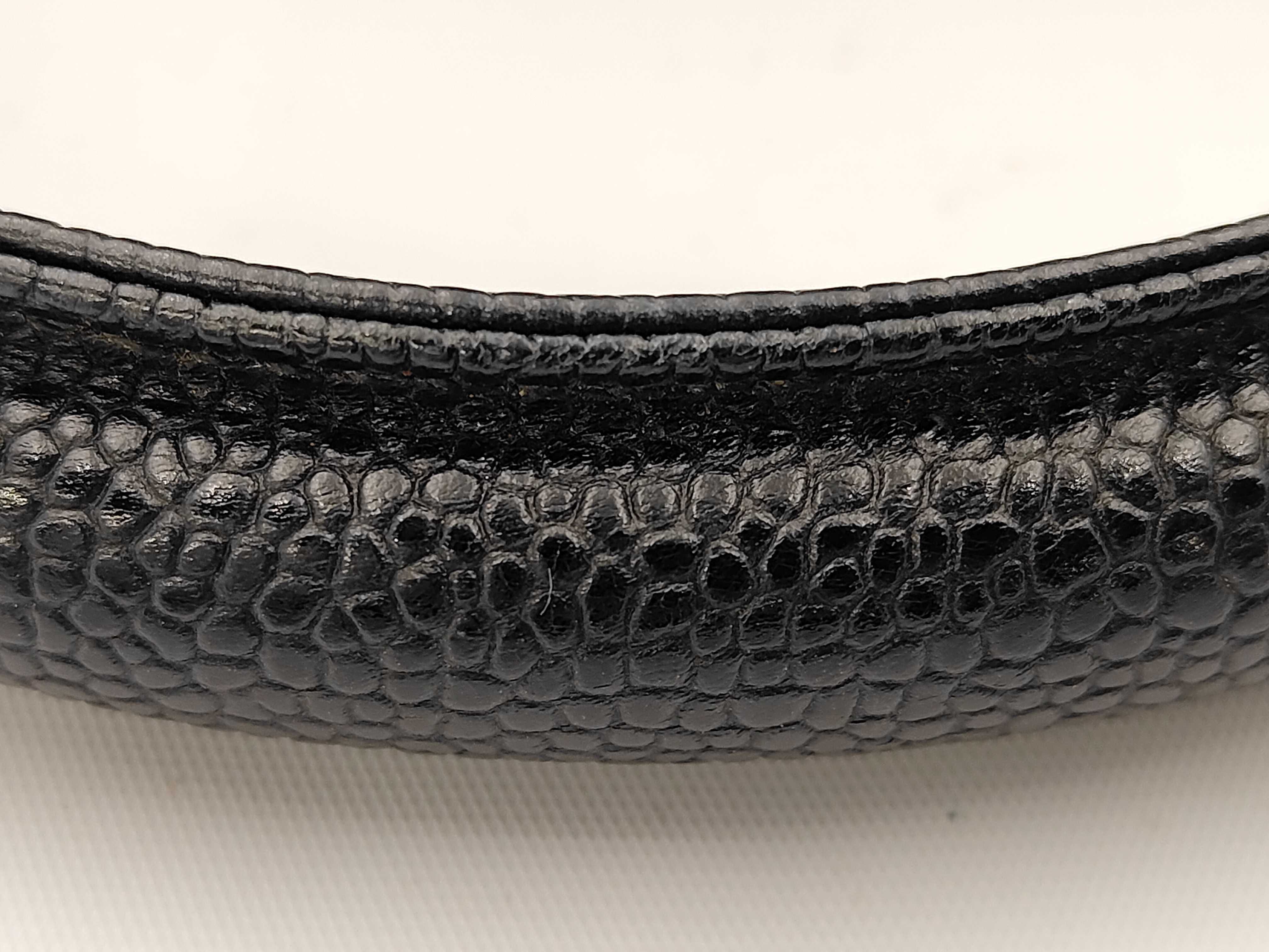 Black Matelassé Caviar Skin Handbag — view 4