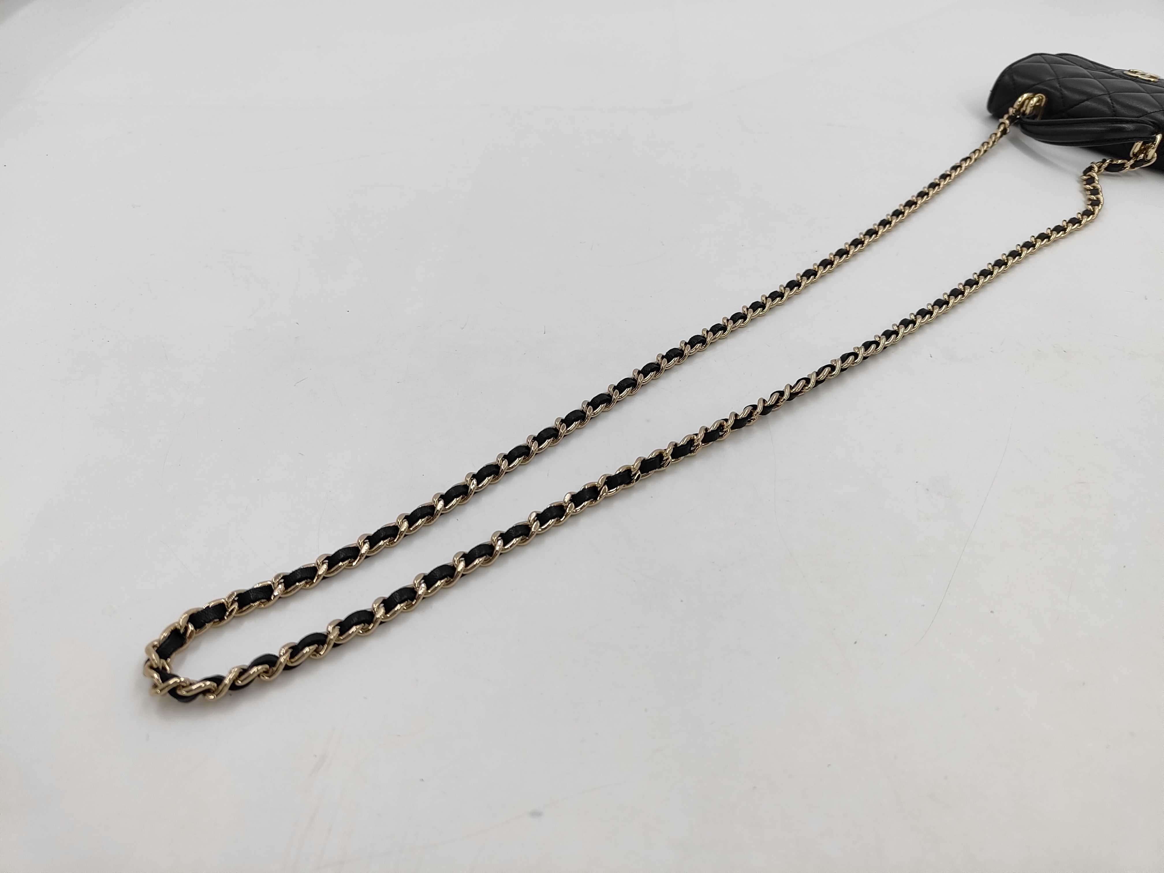 Matelassé Top Handle Mini Chain Shoulder Bag — view 11