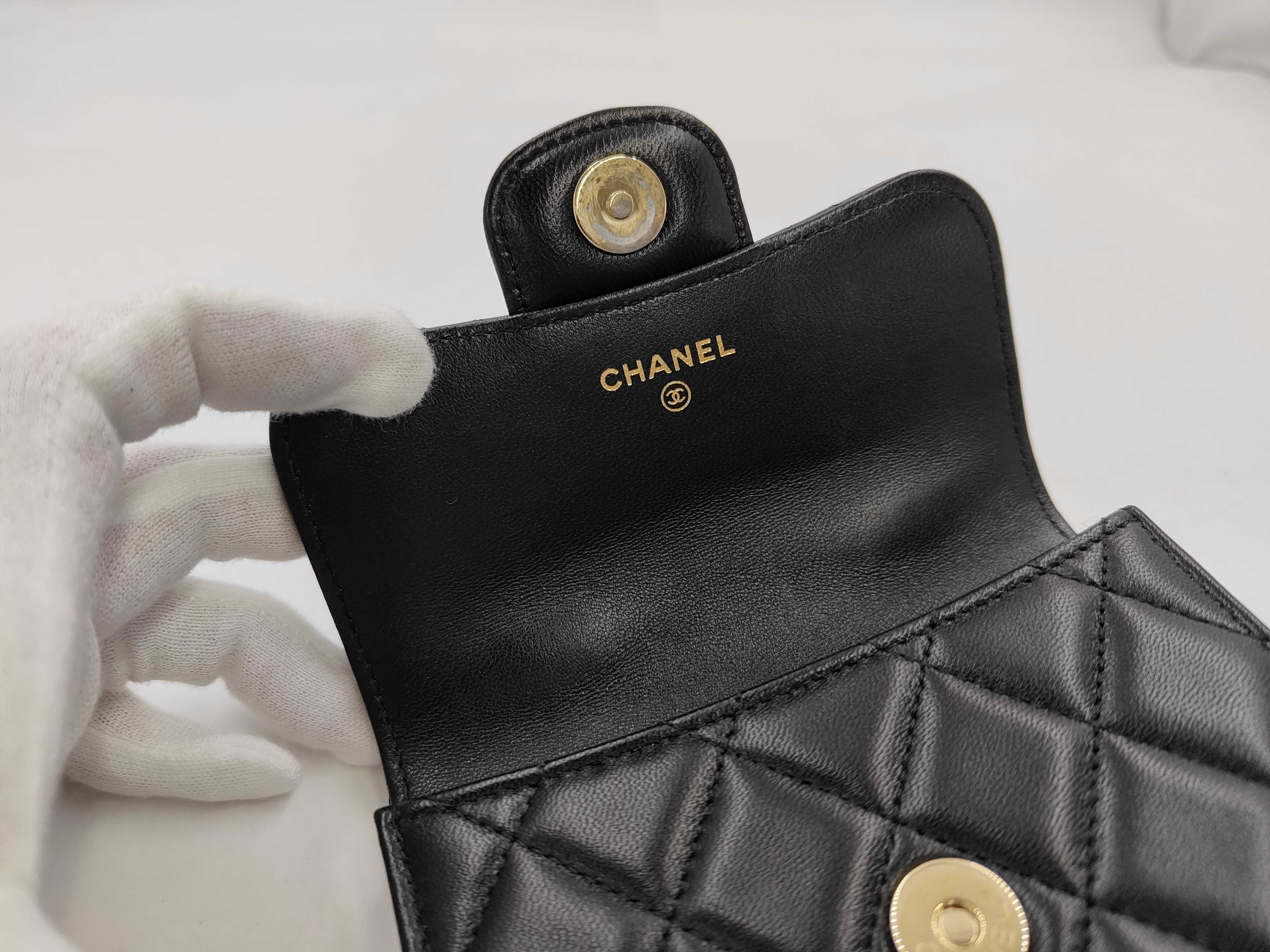 Matelassé Top Handle Mini Chain Shoulder Bag — view 5