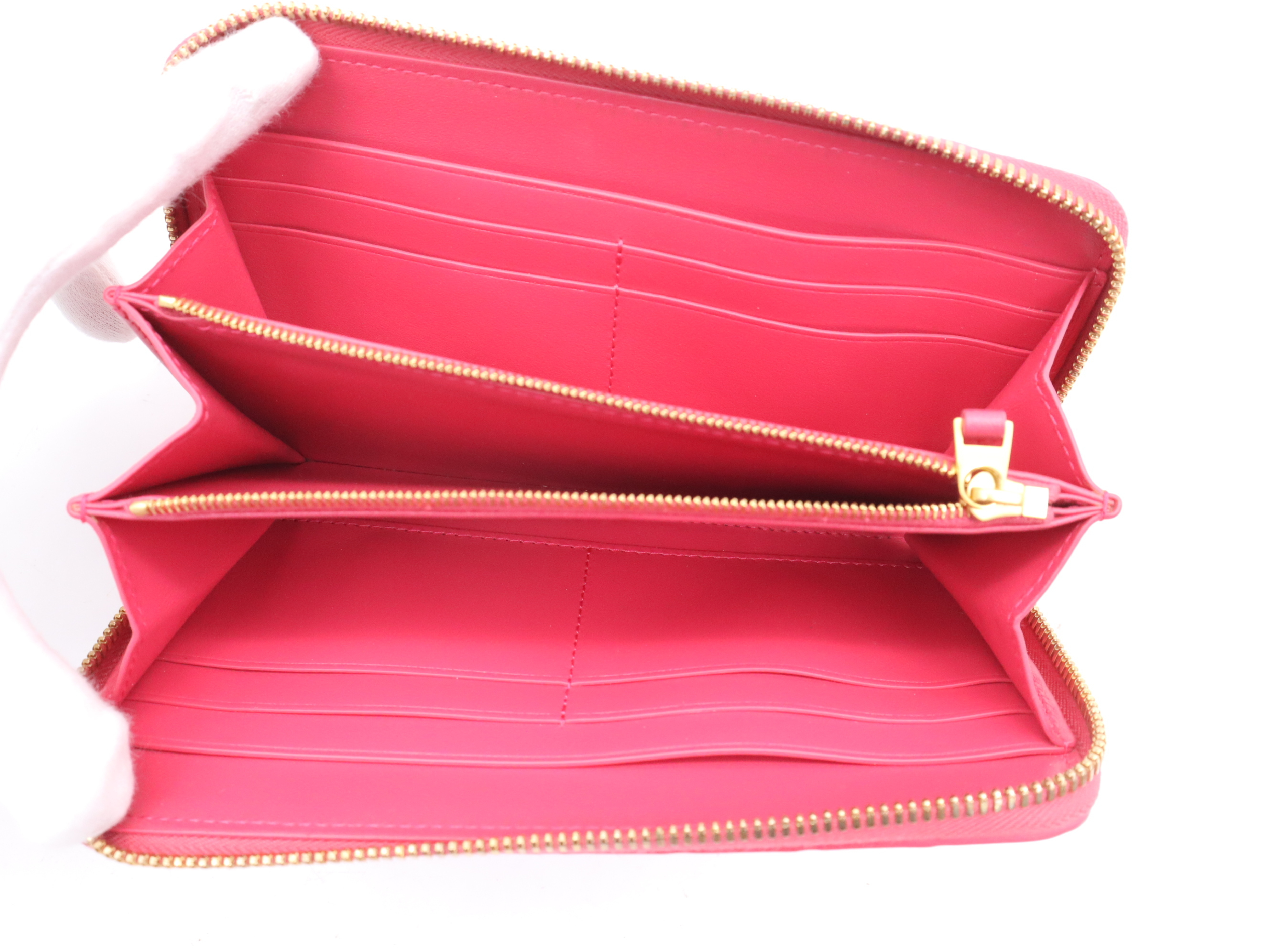 Leather Round Zipper Maxi Intrecciato Long Wallet with Box and Dust Bag — view 8