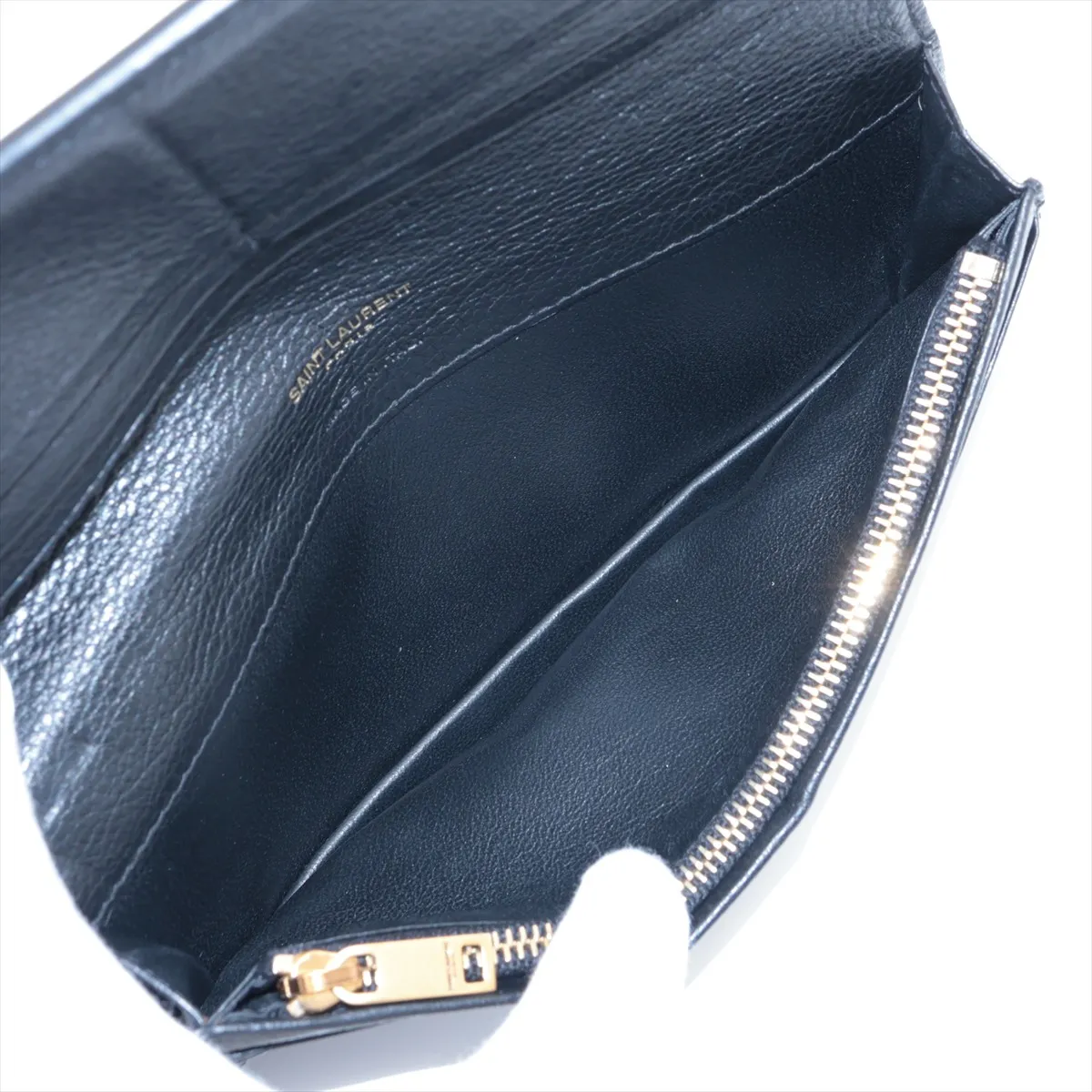 Monogram Zip-Around Wallet Leather Long Wallet Black — view 5