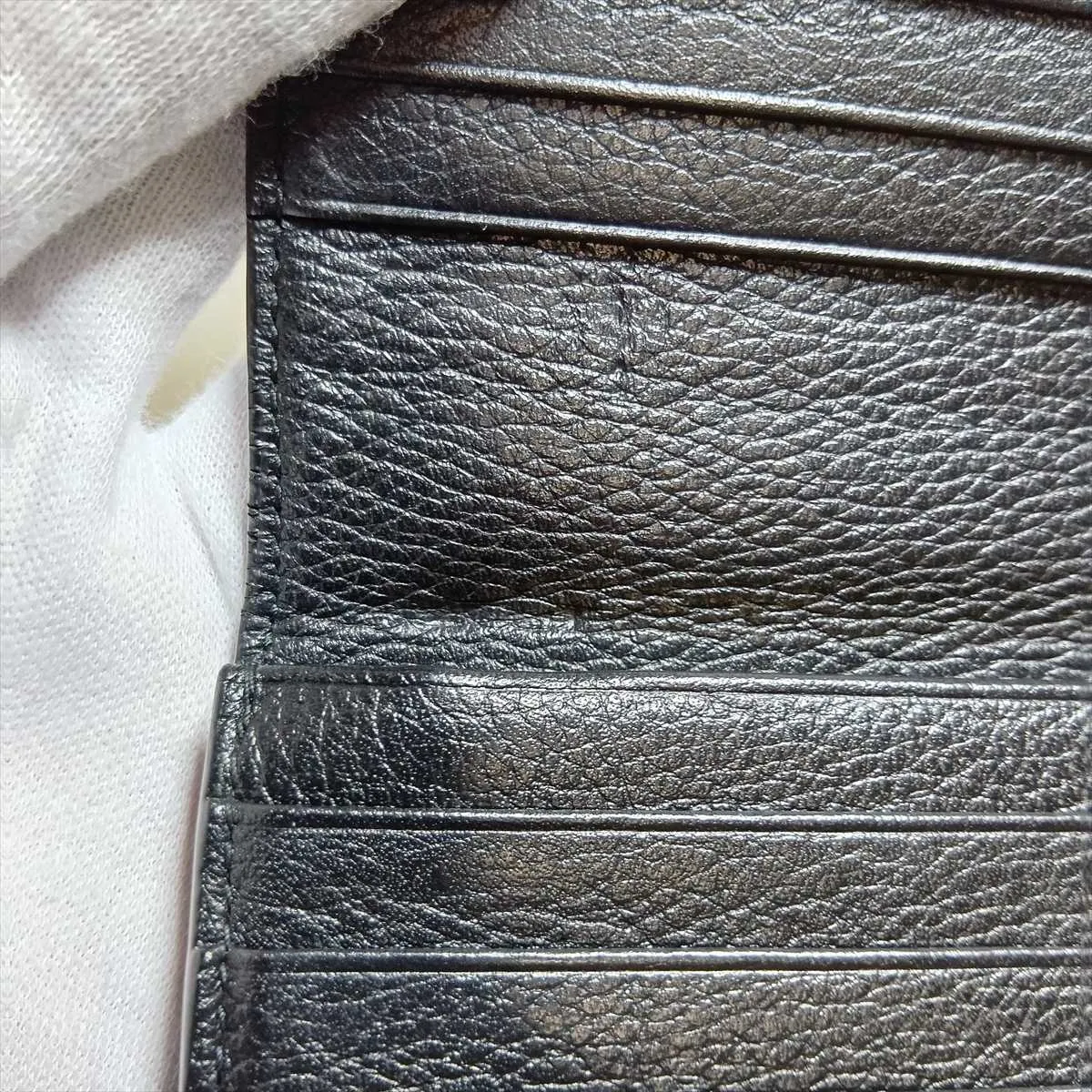 Monogram Zip-Around Wallet Leather Long Wallet Black — view 10