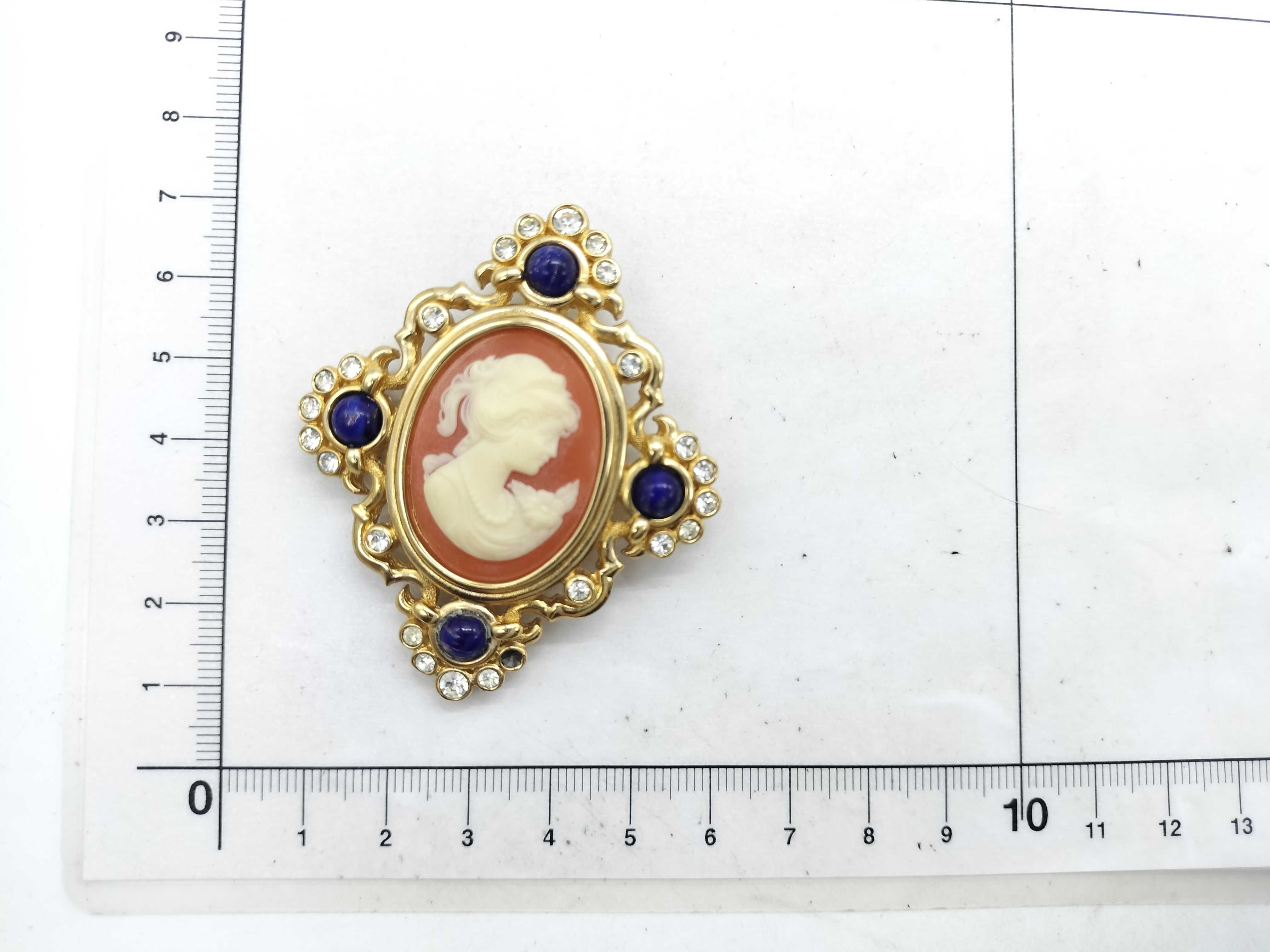 Stone Brooch GP Gold Brooch — view 8