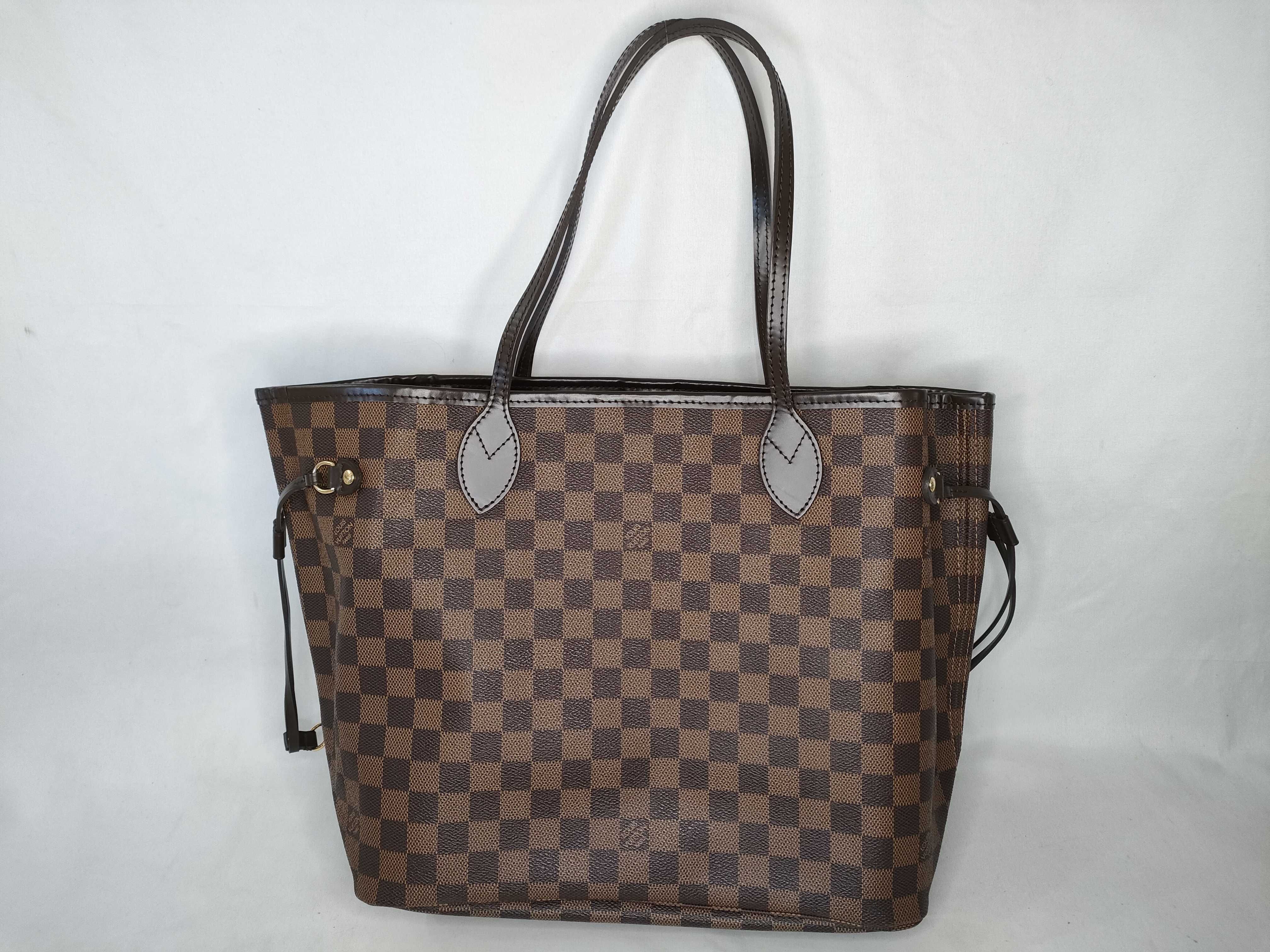 Damier N41358 Neverfull MM Tote Bag