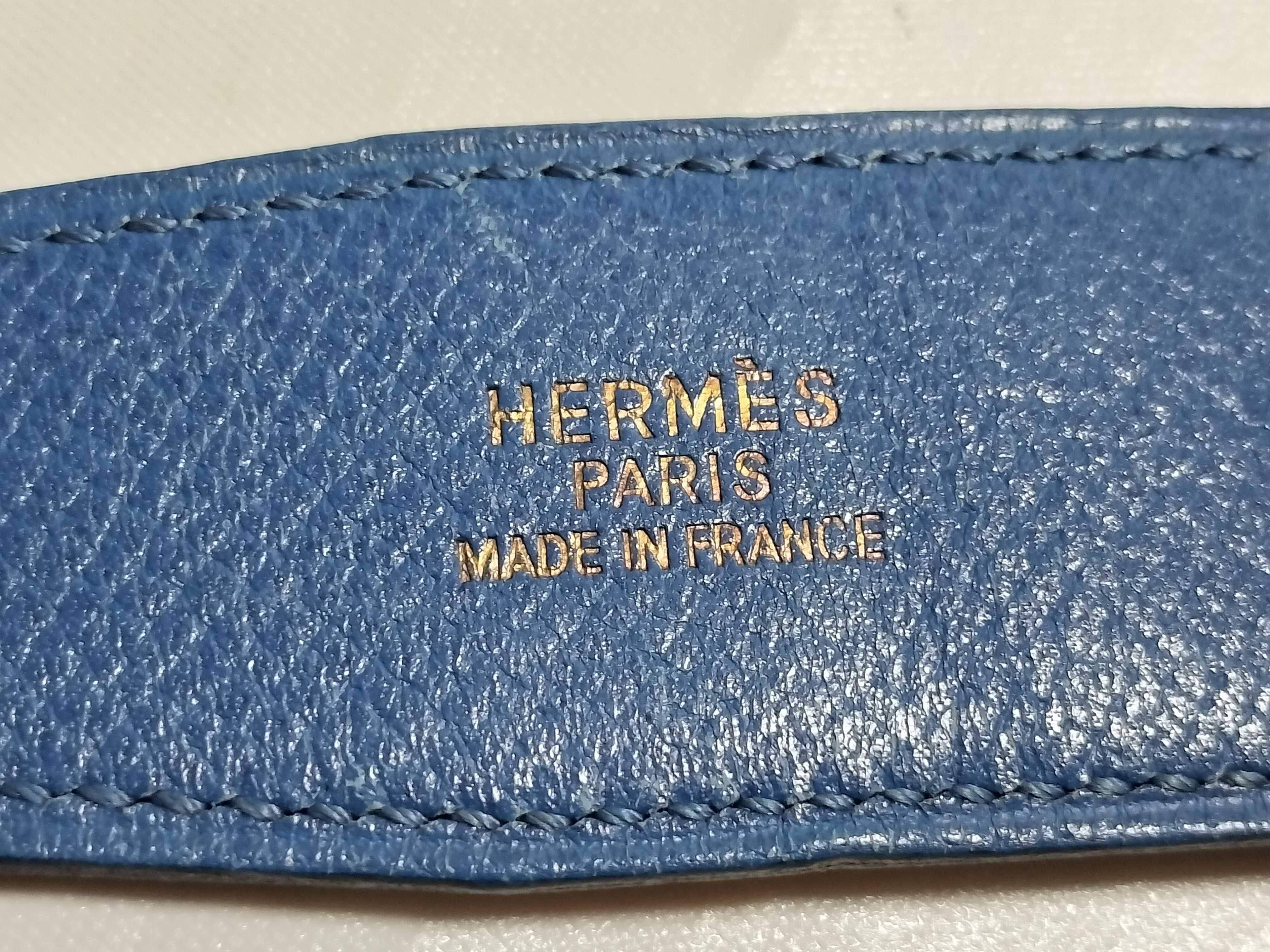 H Perforated Belt Blue Belt — view 4