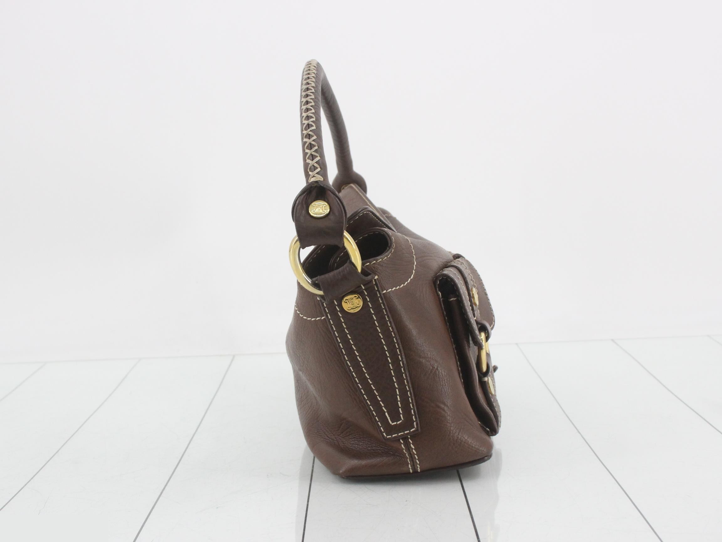Leather shoulder bag — view 4
