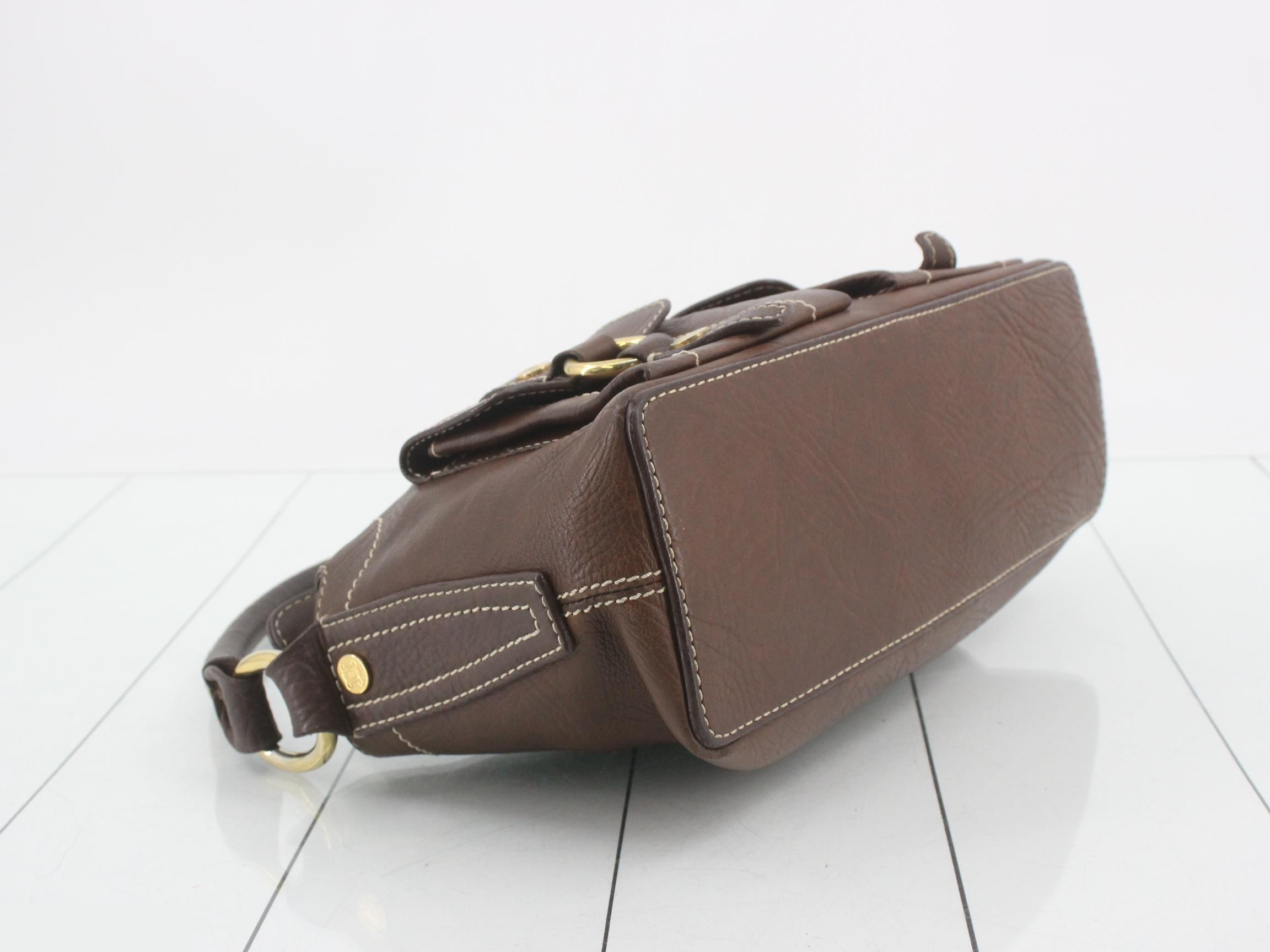 Leather shoulder bag — view 5