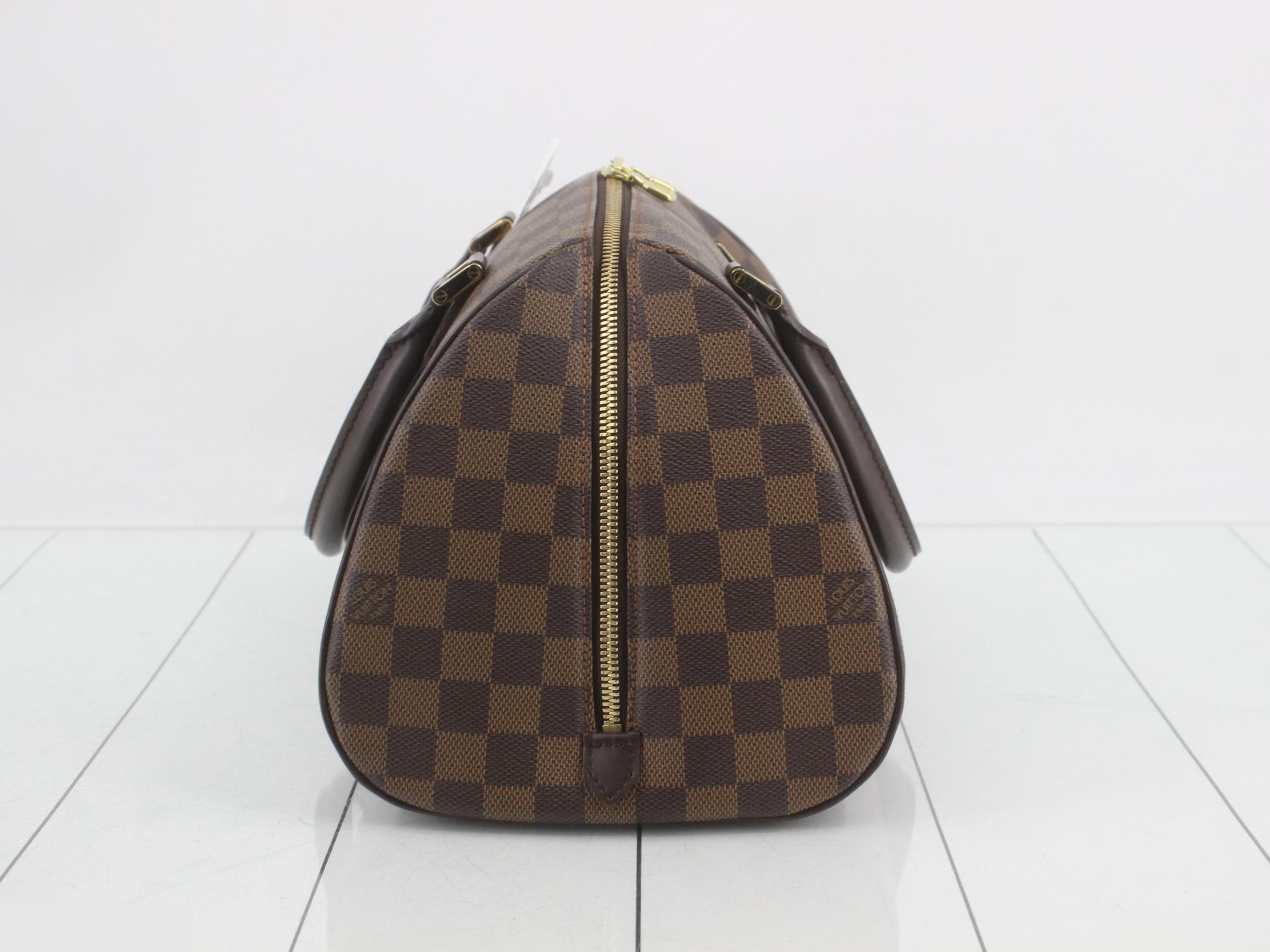 Damier N41434 Rivera MM Handbag, Brown, CA0025 — view 4