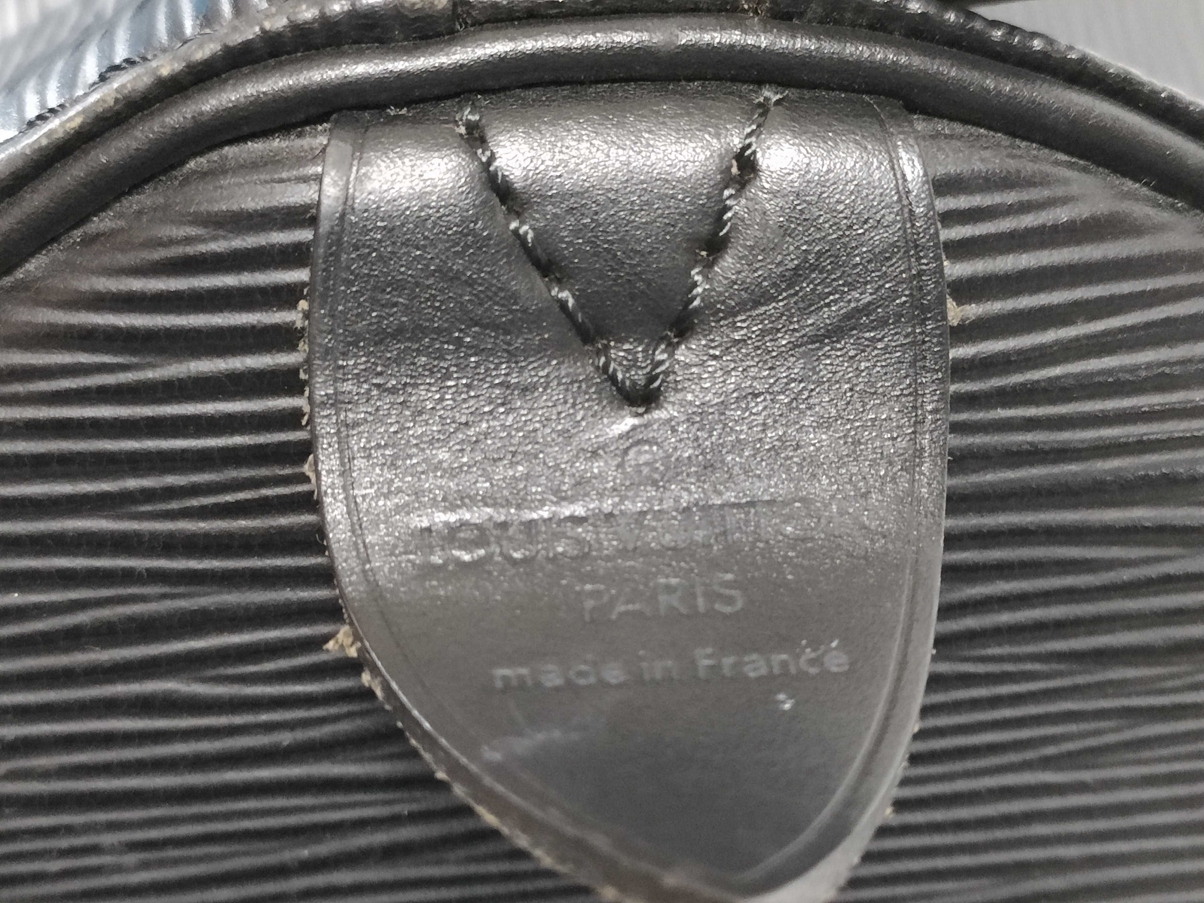 Epi Keepall 55 M59142 SP0939 Black Boston Bag — view 11