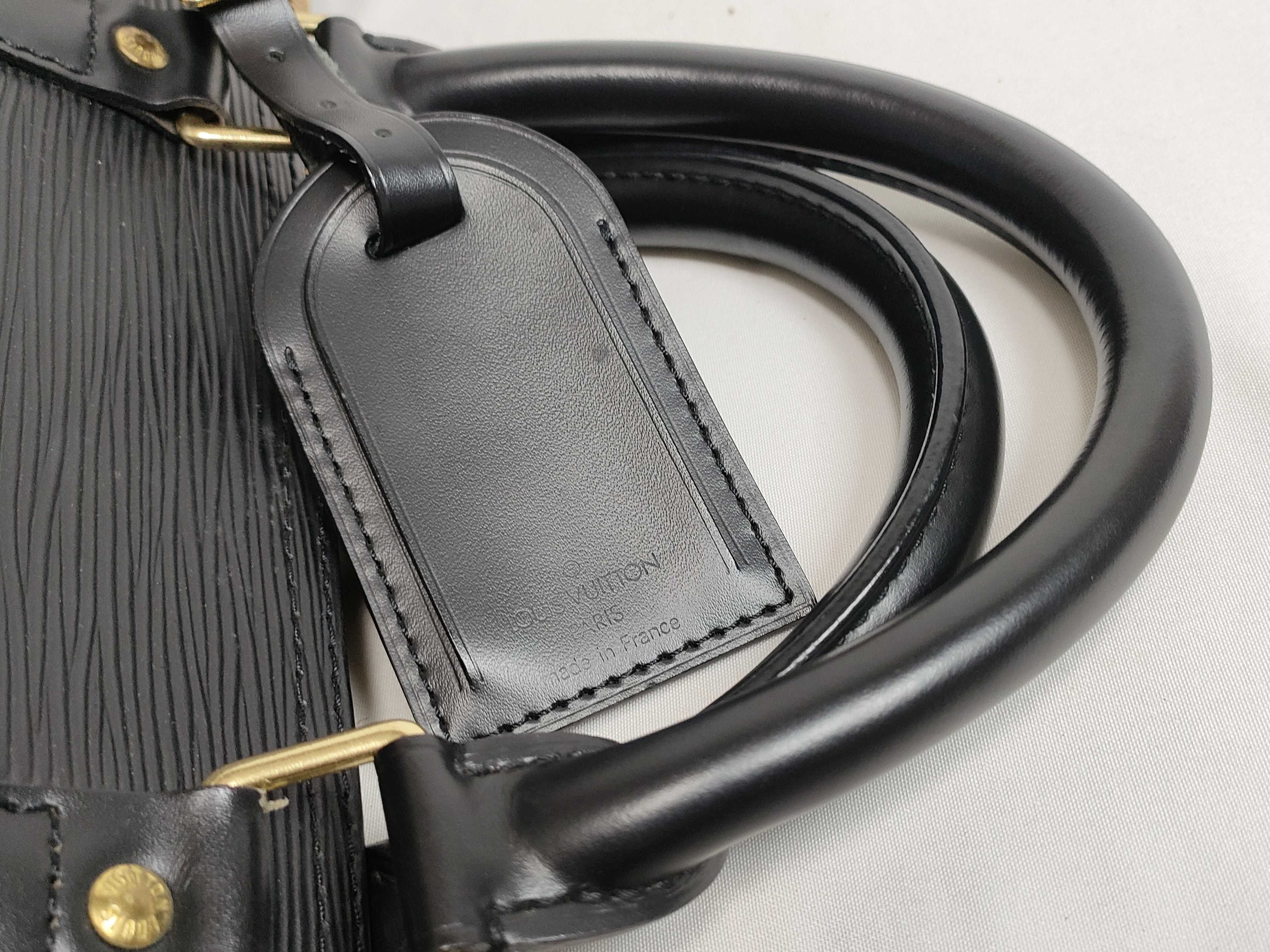 Epi Keepall 55 M59142 SP0939 Black Boston Bag — view 3
