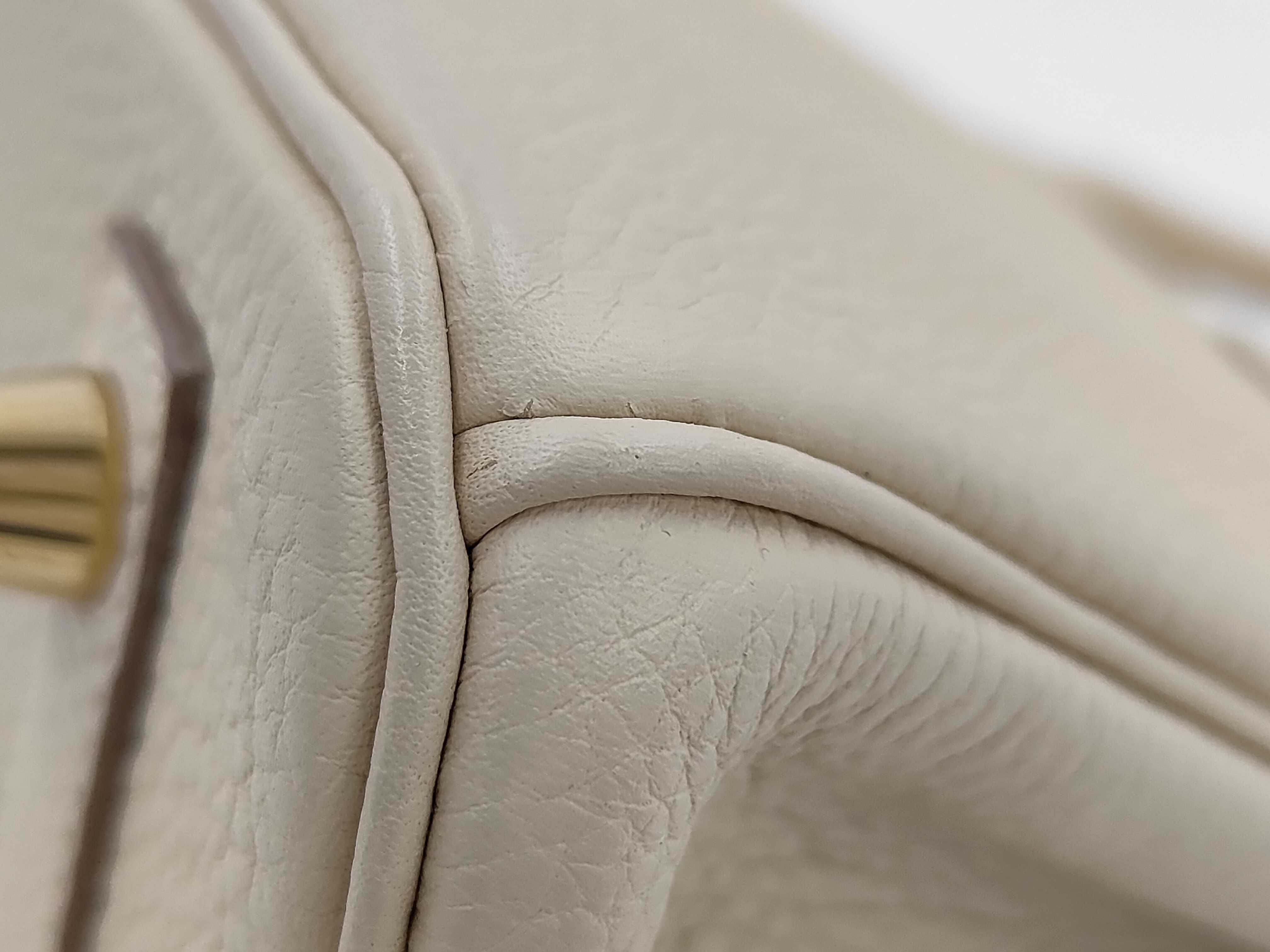 Birkin 25 Craie (10) Togo Leather, Gold Hardware, U Stamp (2022) Handbag — view 4